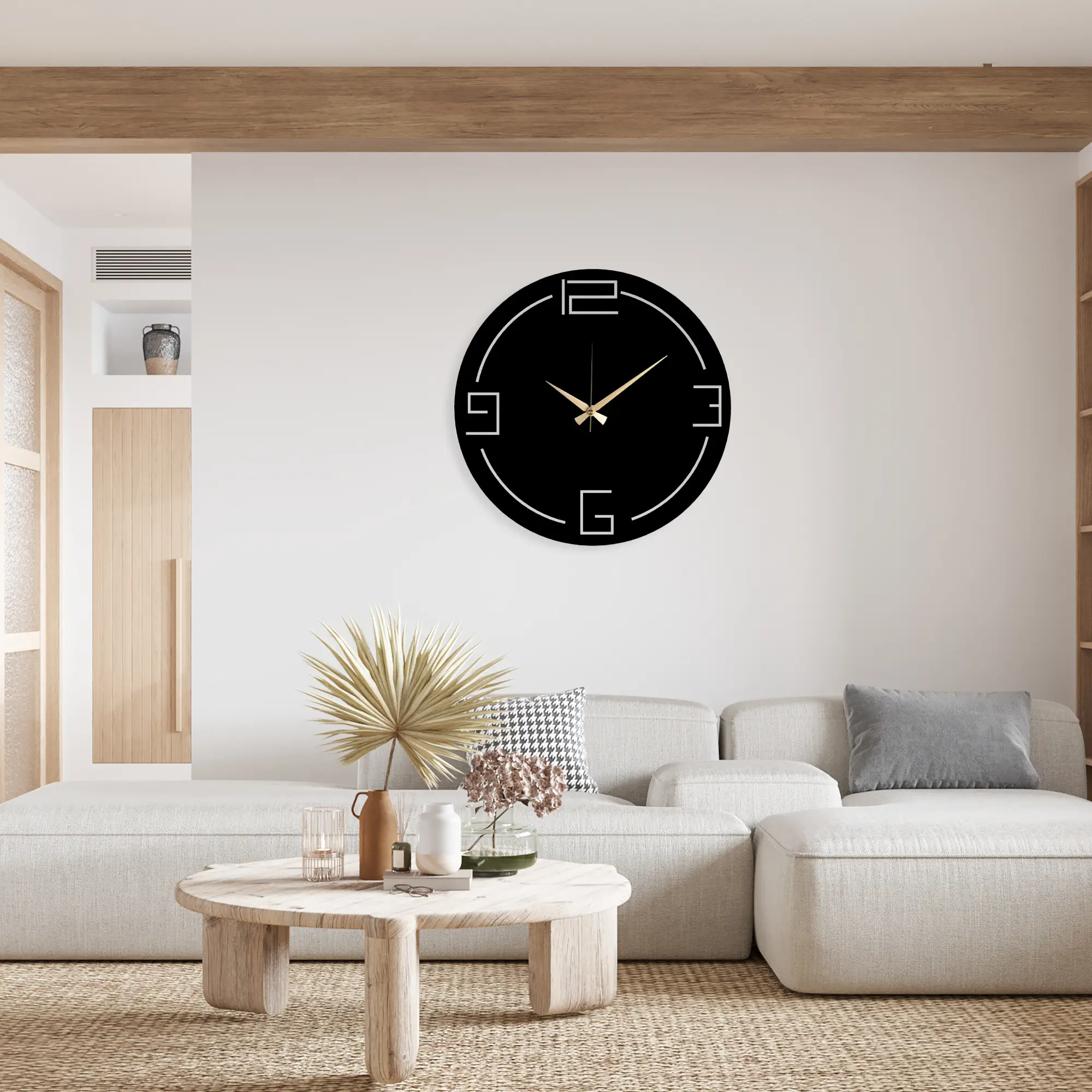 Carnap Metal Clock