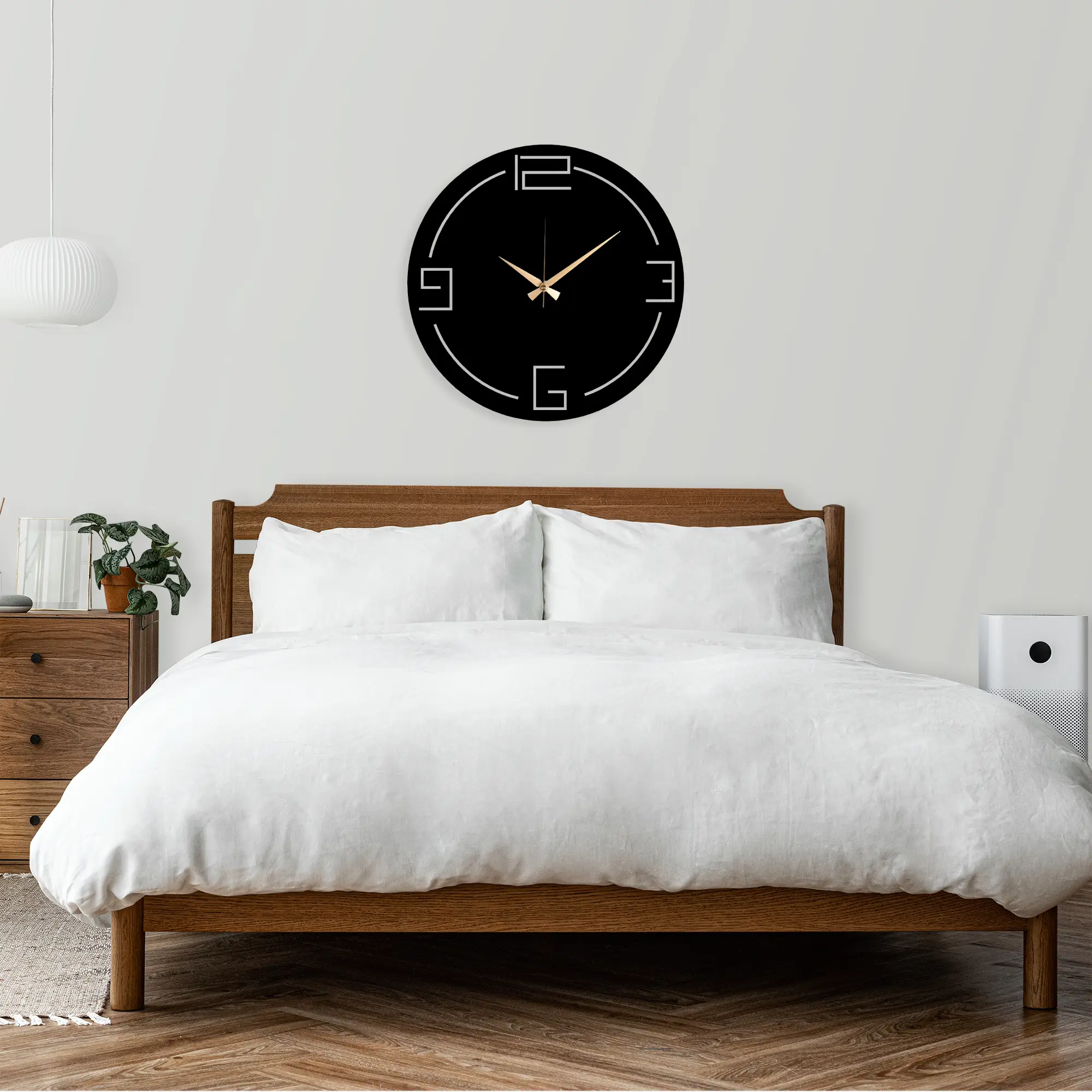 Carnap Metal Clock