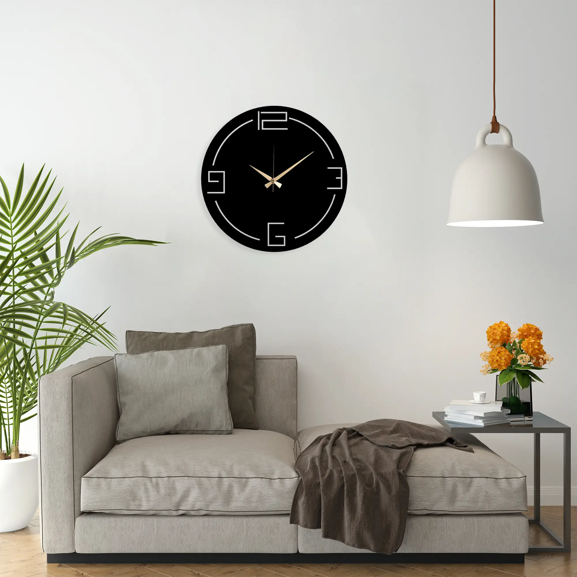 Carnap Metal Clock