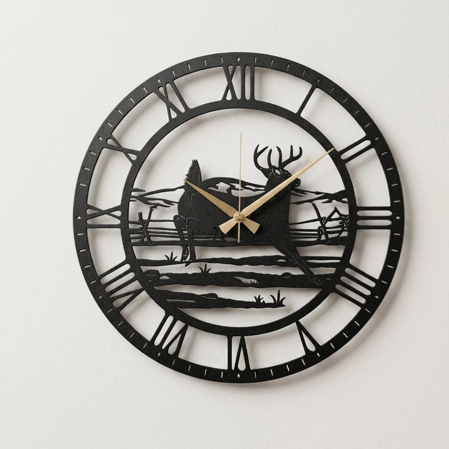 Reh Metal Clock