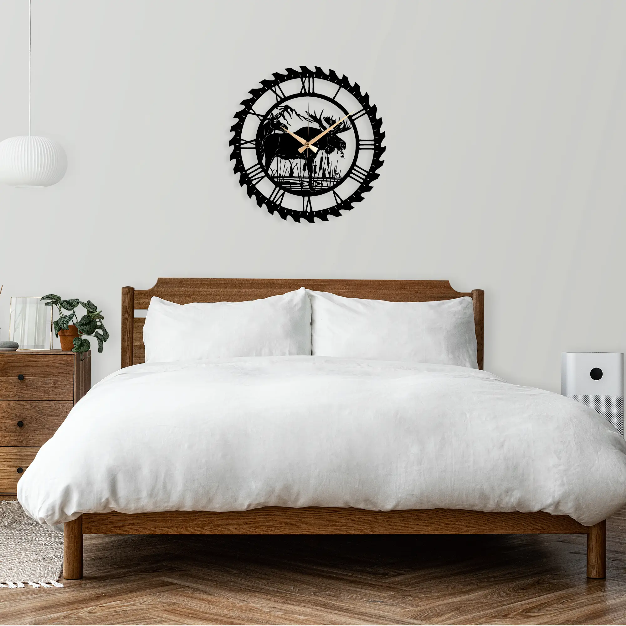 Podido Metal Clock