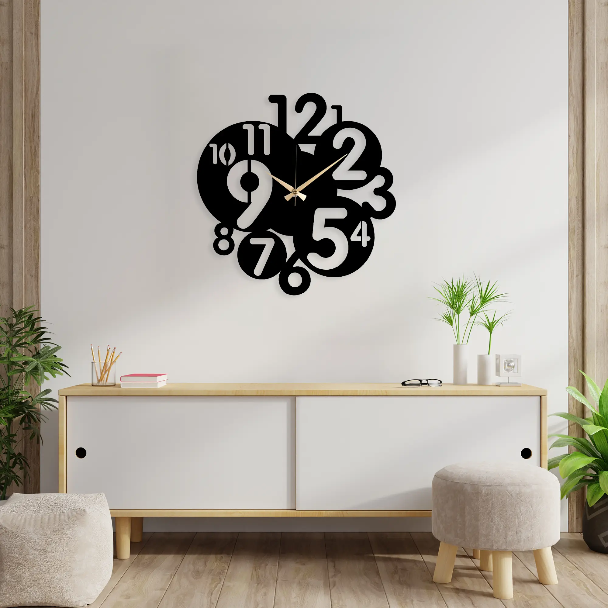 Hesse Metal Clock