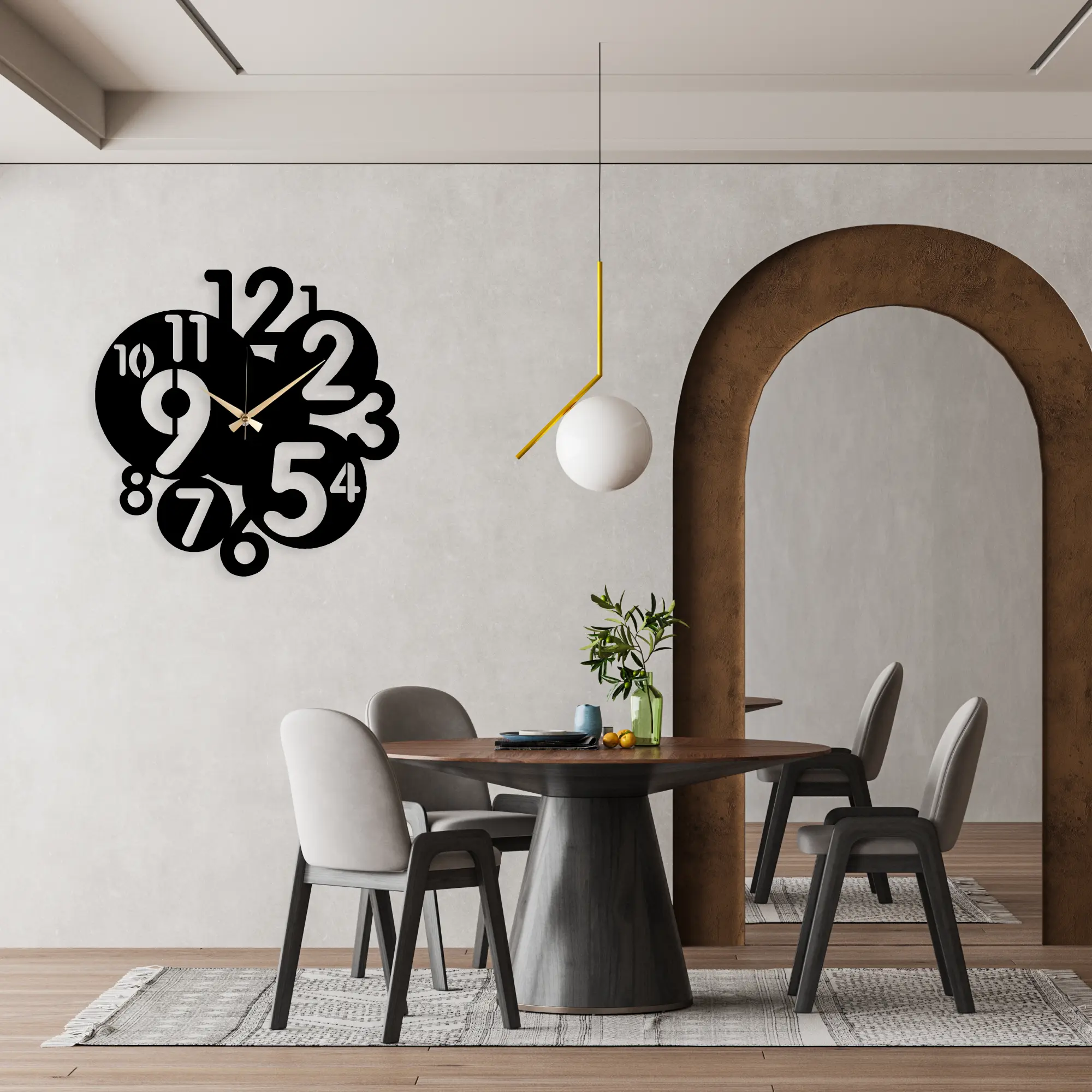 Hesse Metal Clock