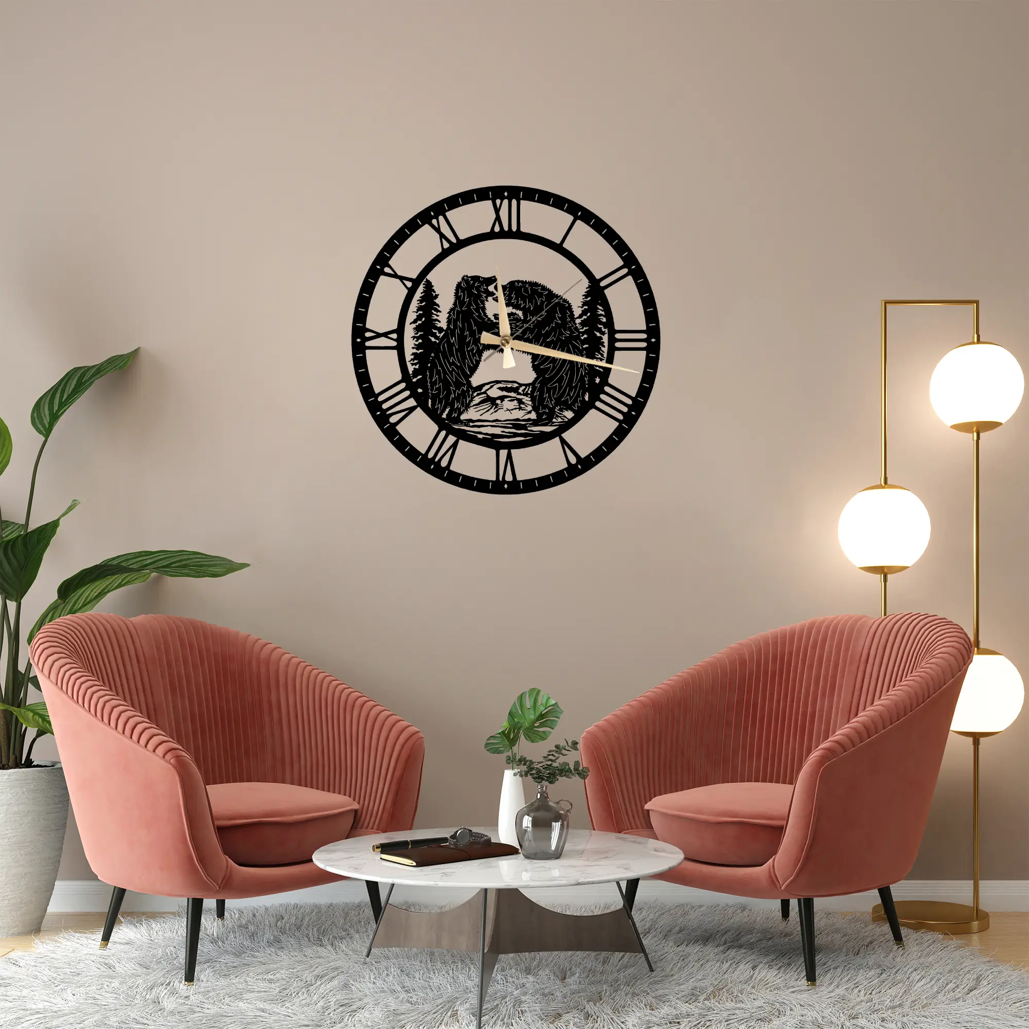 Osos Metal Clock