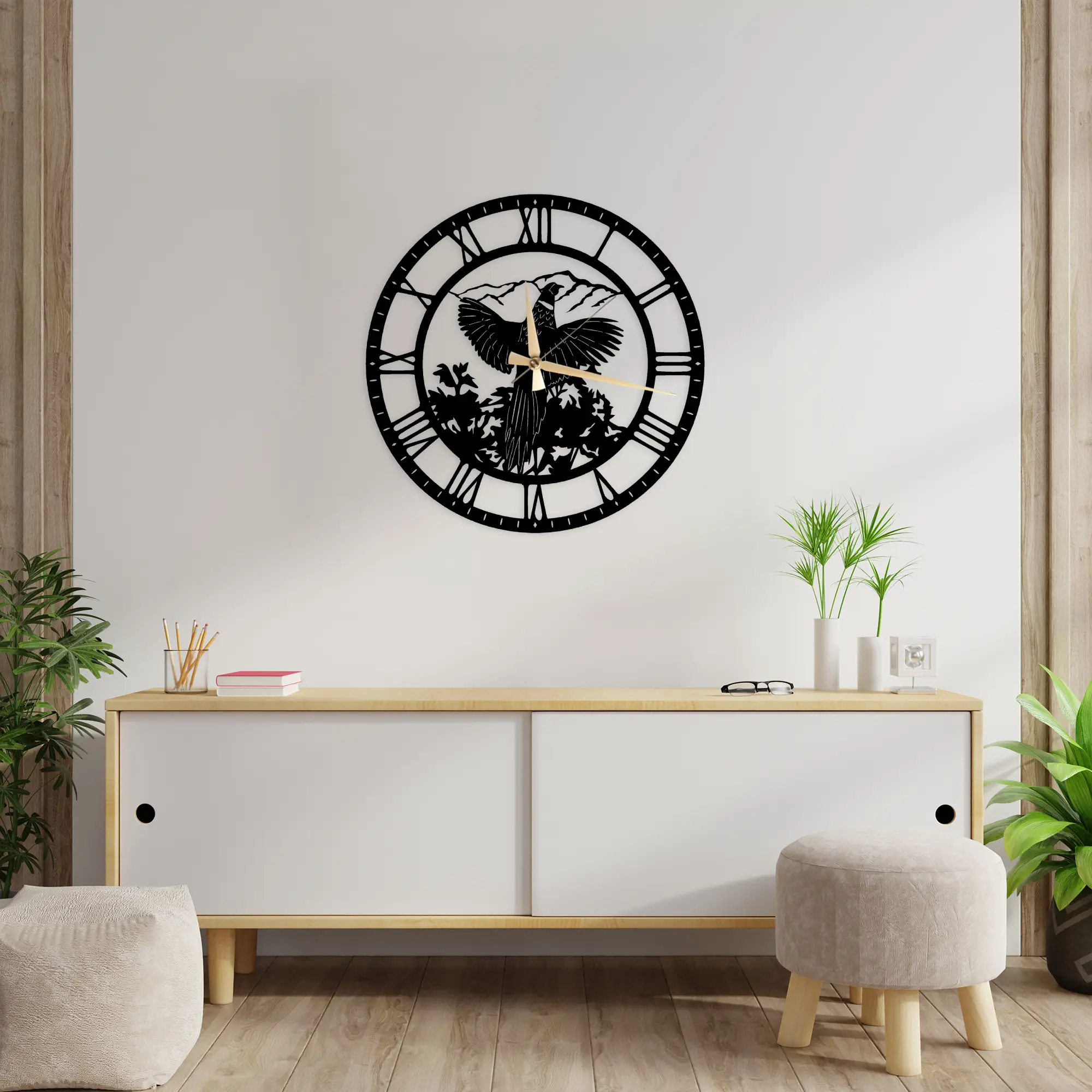 Orao Metal Clock