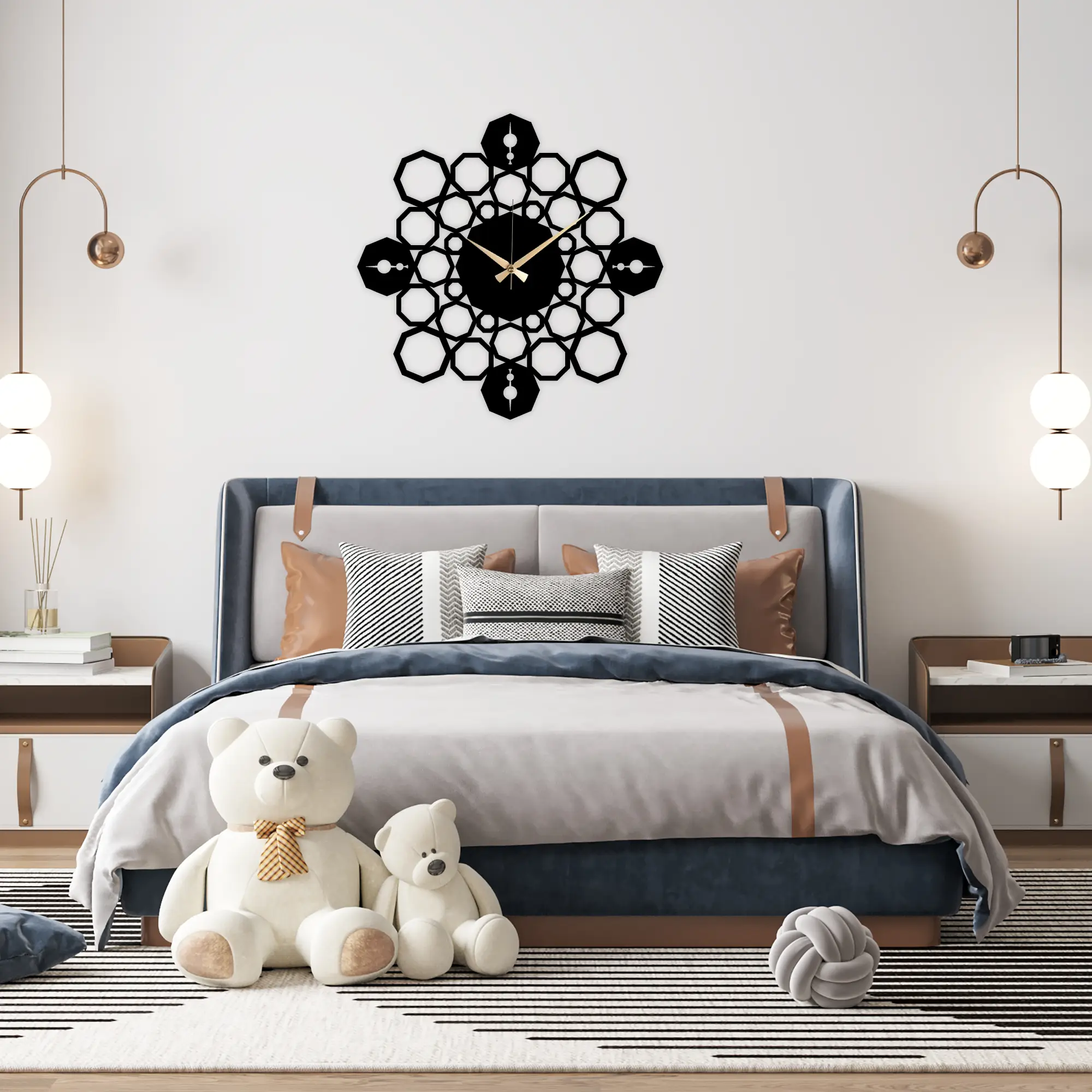 Earman Metal WALL CLOCK