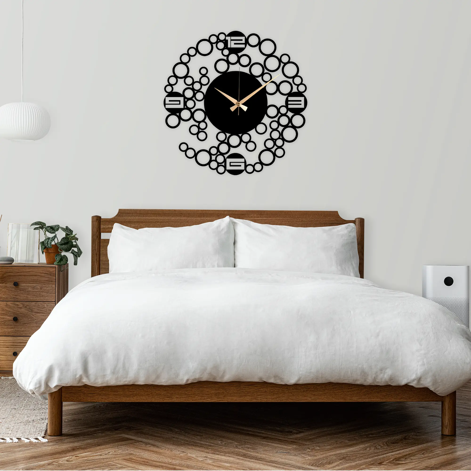 Nagel Metal Clock