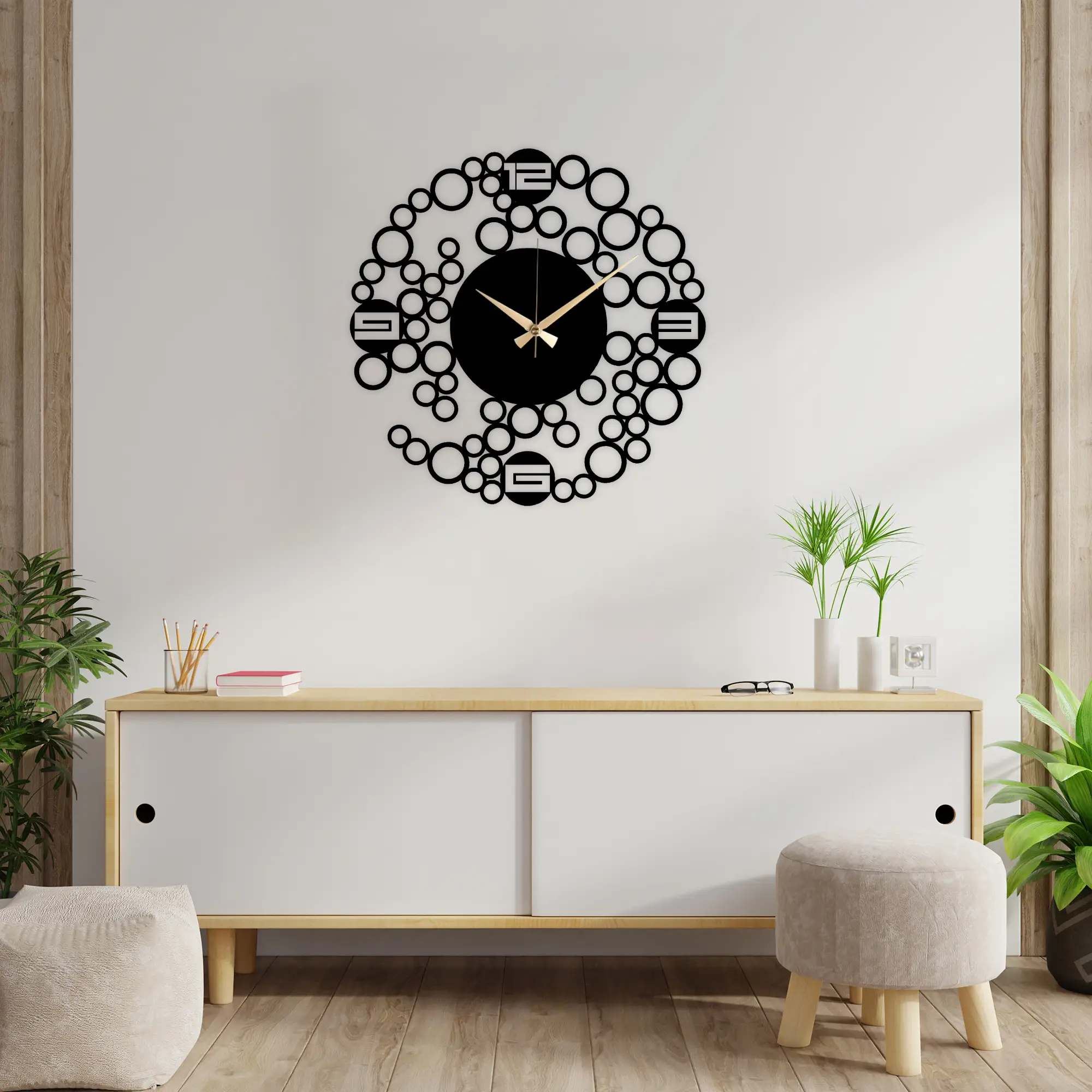 Nagel Metal Clock