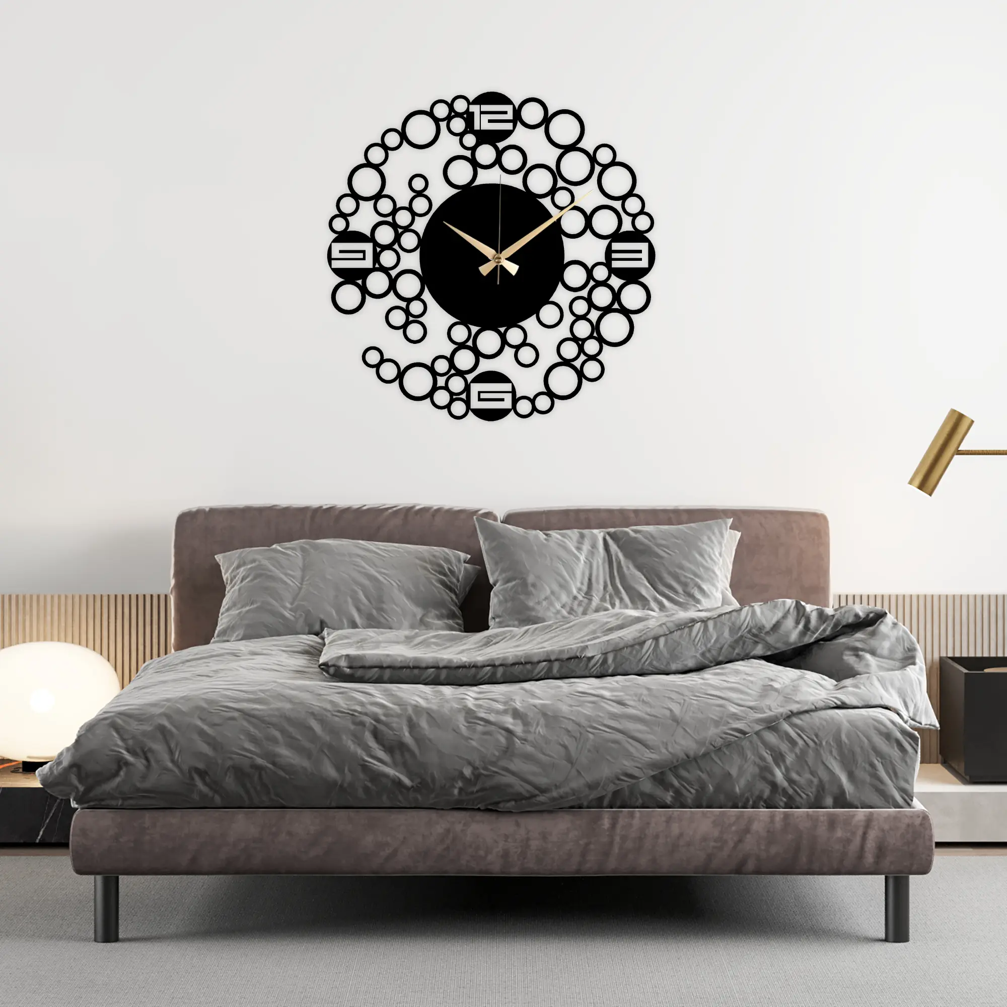 Nagel Metal Clock