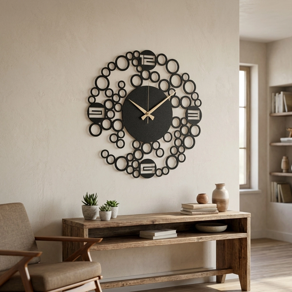 Nagel Metal Clock