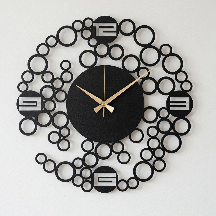Nagel Metal Clock
