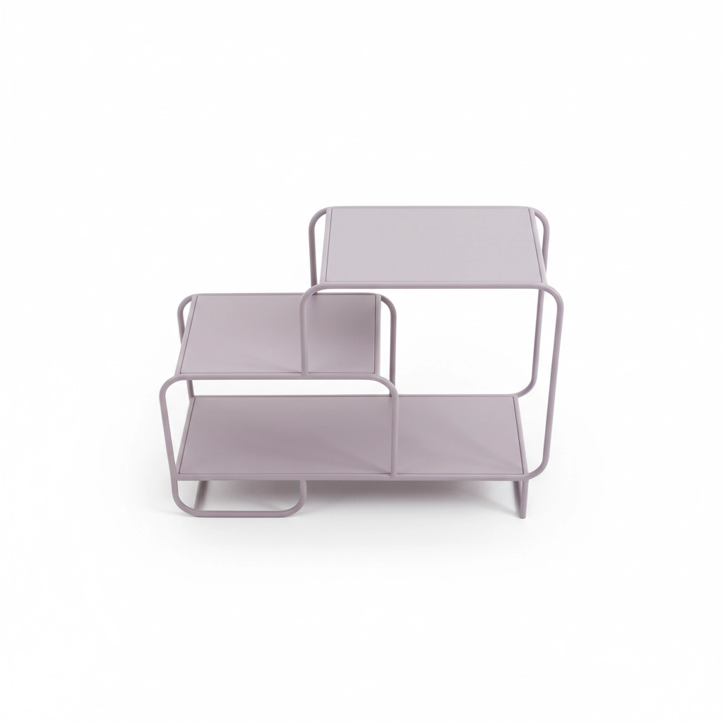 Luna Tiered Decorative Metal Side Table