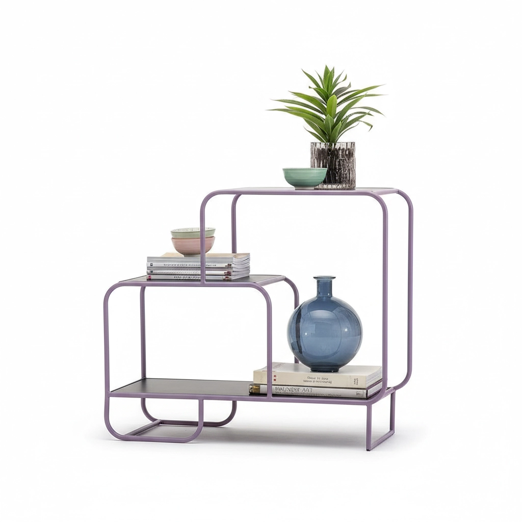 Luna Tiered Decorative Metal Side Table