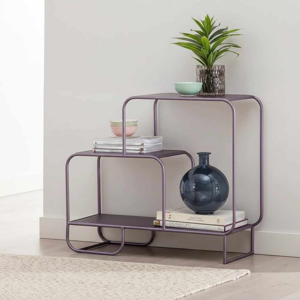 Luna Tiered Decorative Metal Side Table