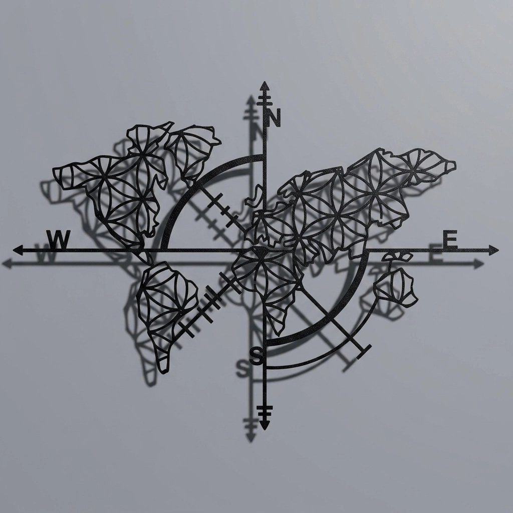 Compass World Map