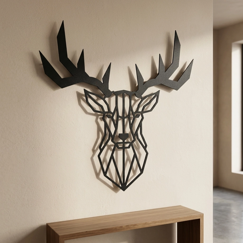 Geyik Metal Tablo