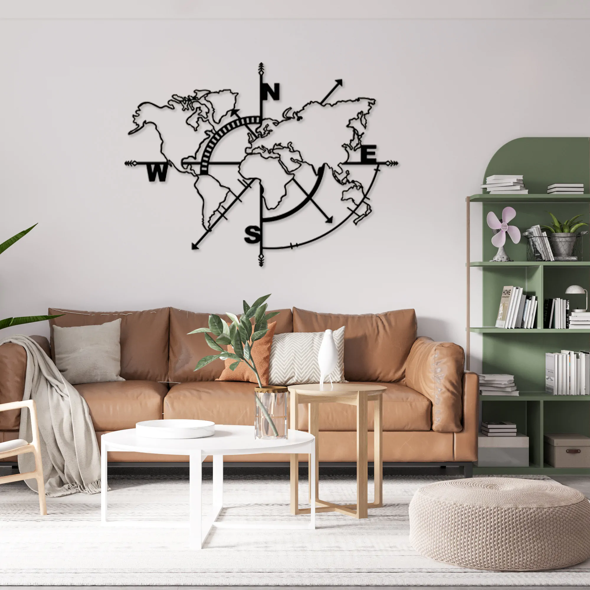 Dünyanın Aydınlık Yüzü Metal Tablo