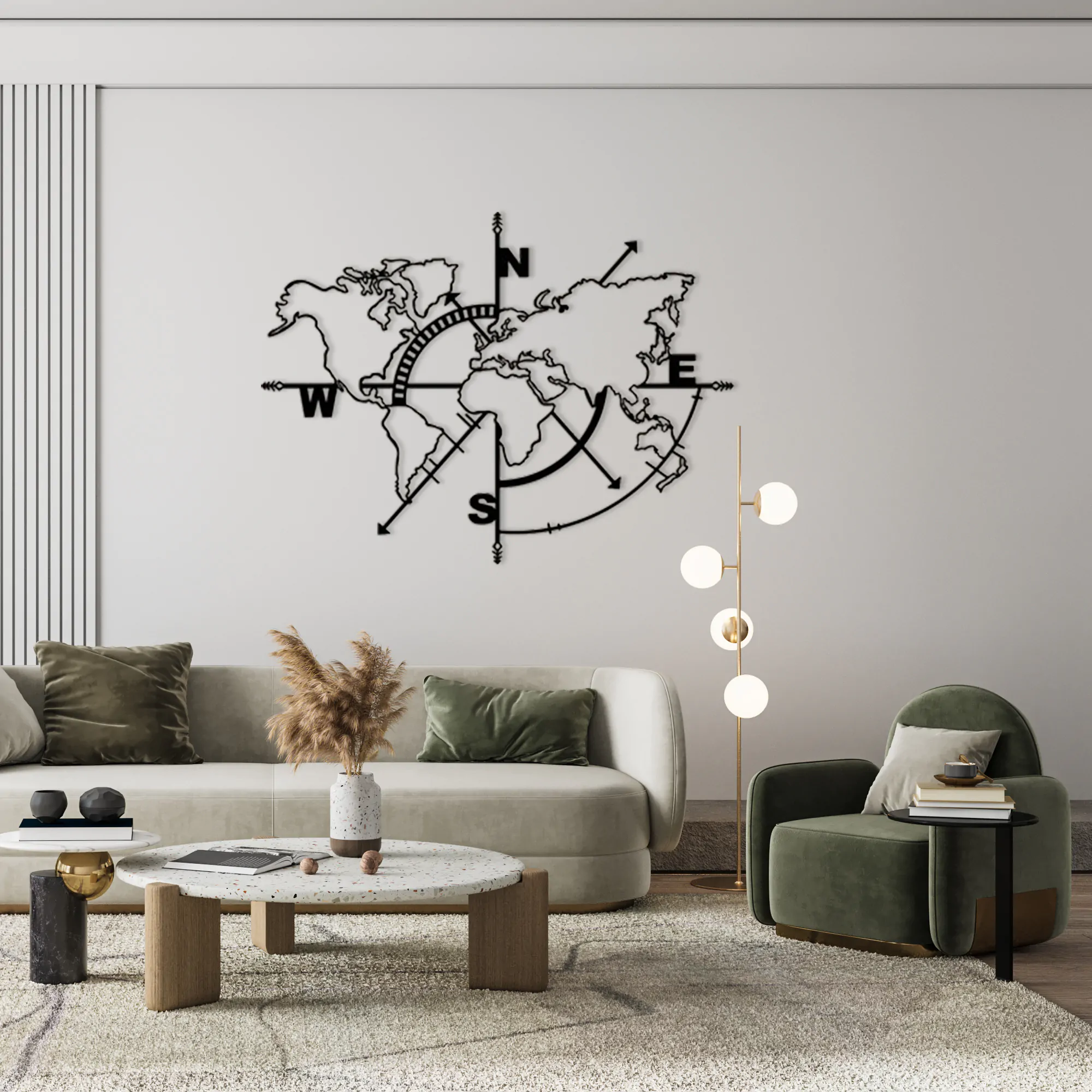 Dünyanın Aydınlık Yüzü Metal Tablo