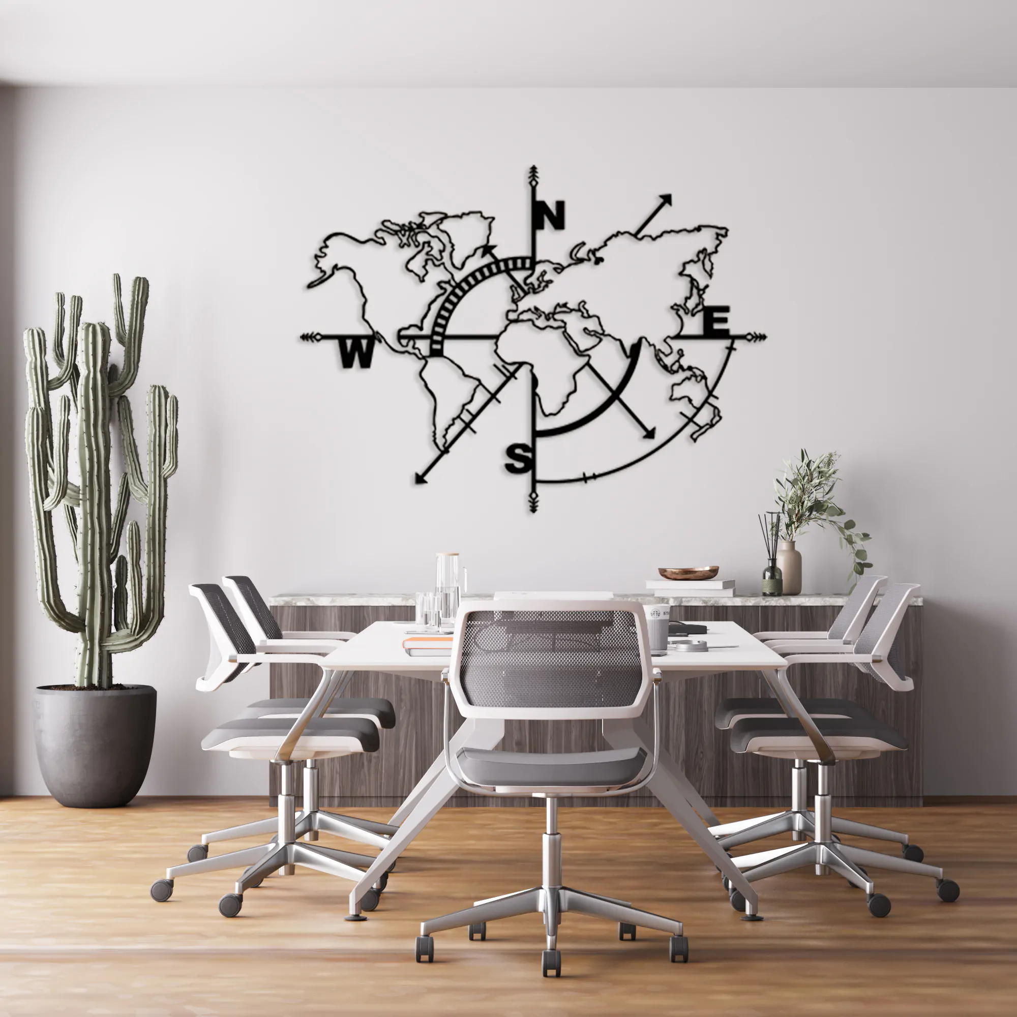 Dünyanın Aydınlık Yüzü Metal Tablo