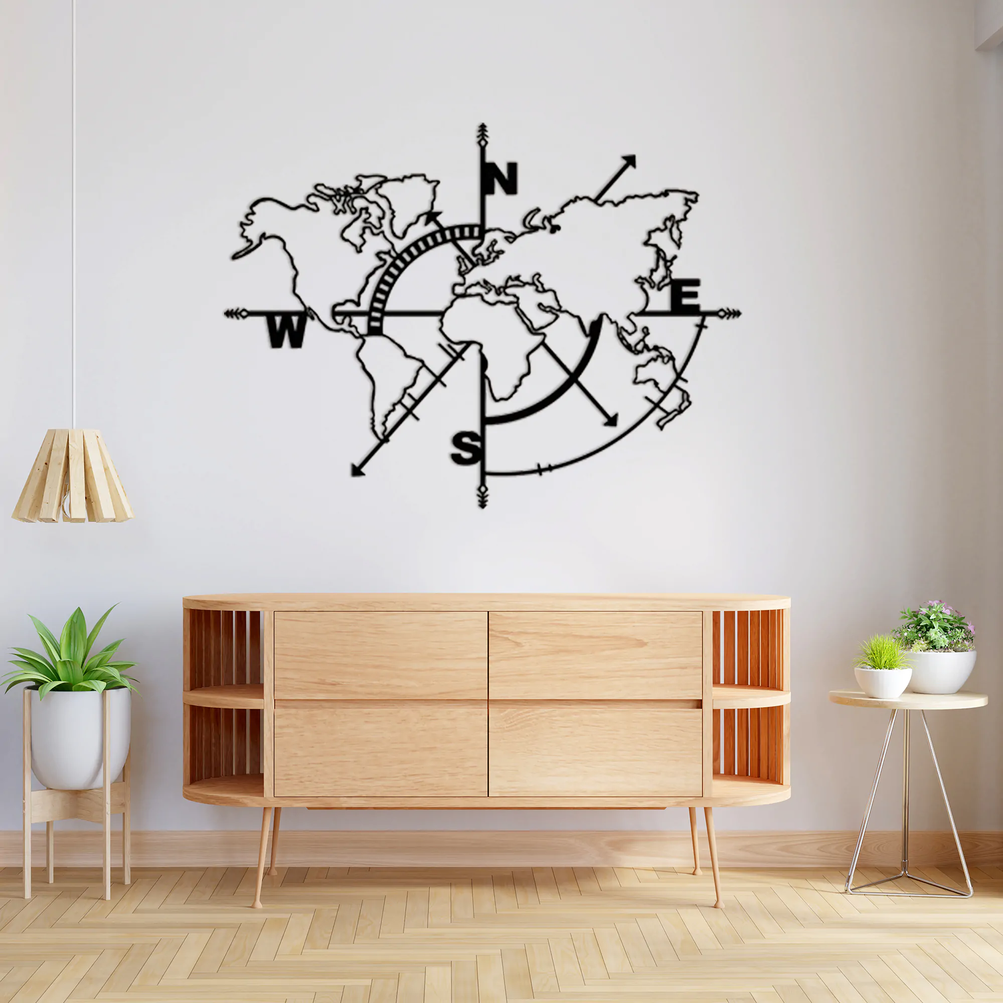 Dünyanın Aydınlık Yüzü Metal Tablo