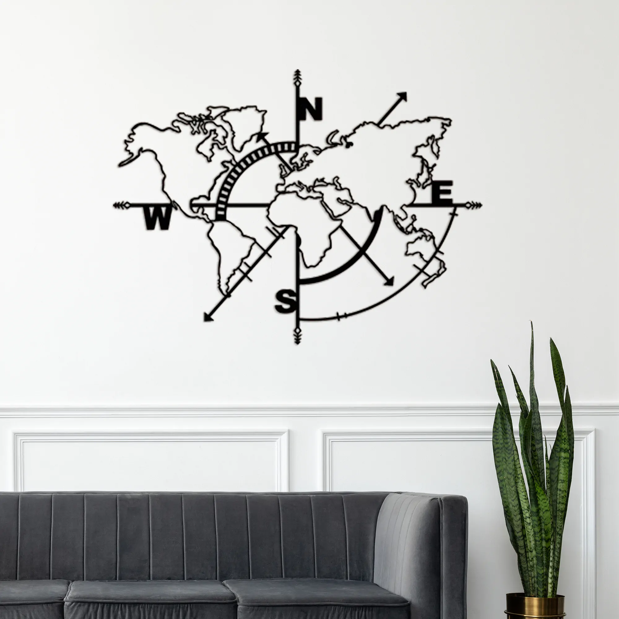 The Bright Side of the World Metal Wall Art
