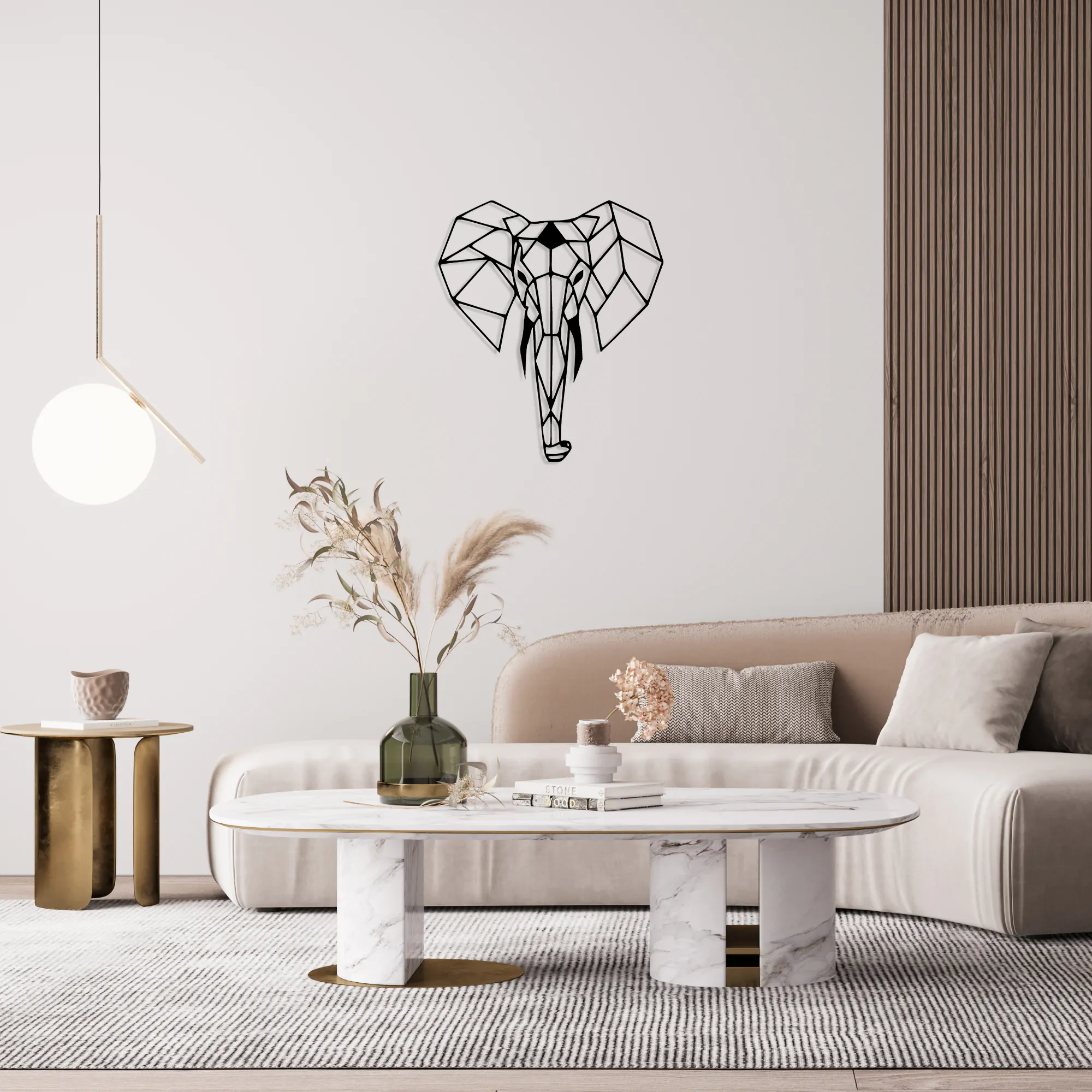 Elephant Metal Wall Art