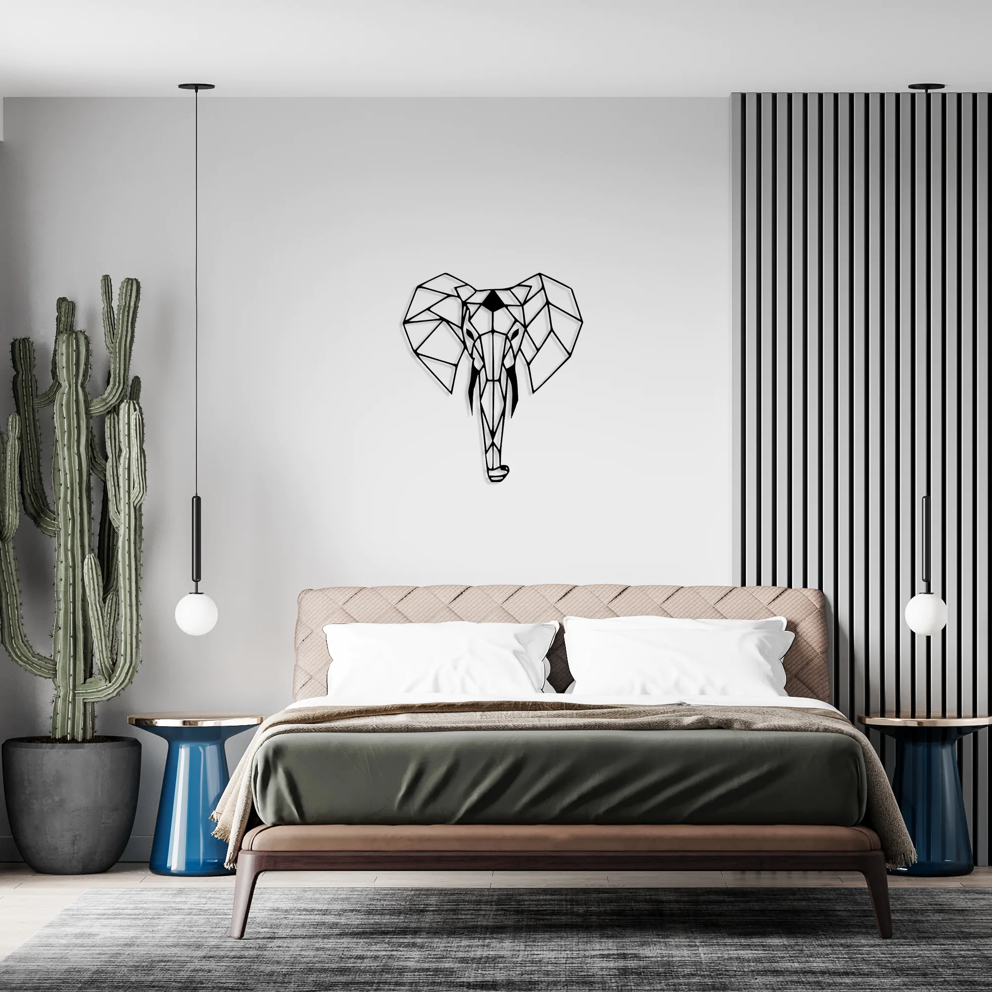 Elephant Metal Wall Art
