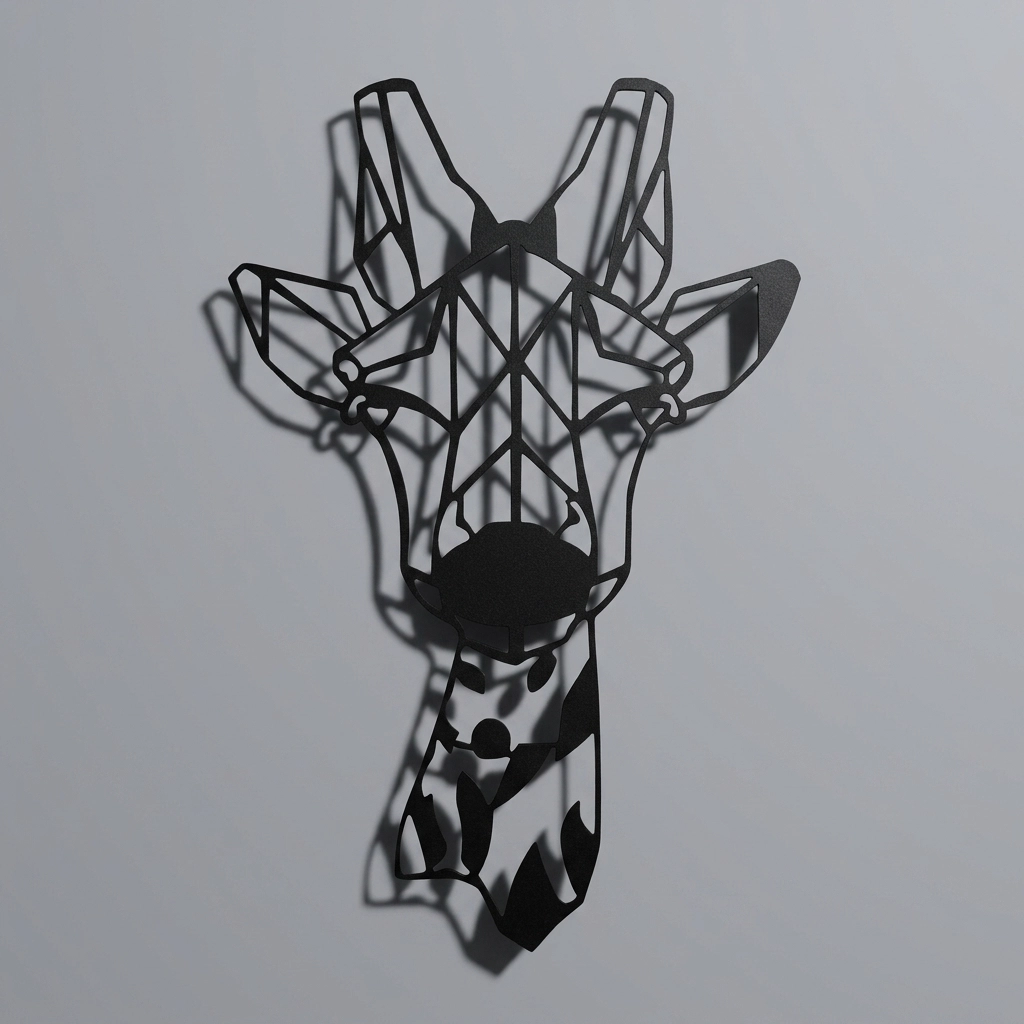 Giraffe Metal Wall Art