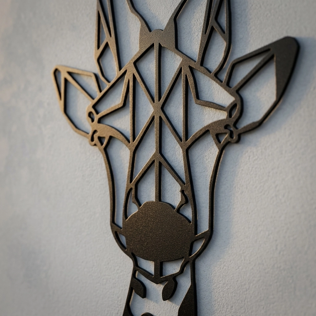 Giraffe Metal Wall Art