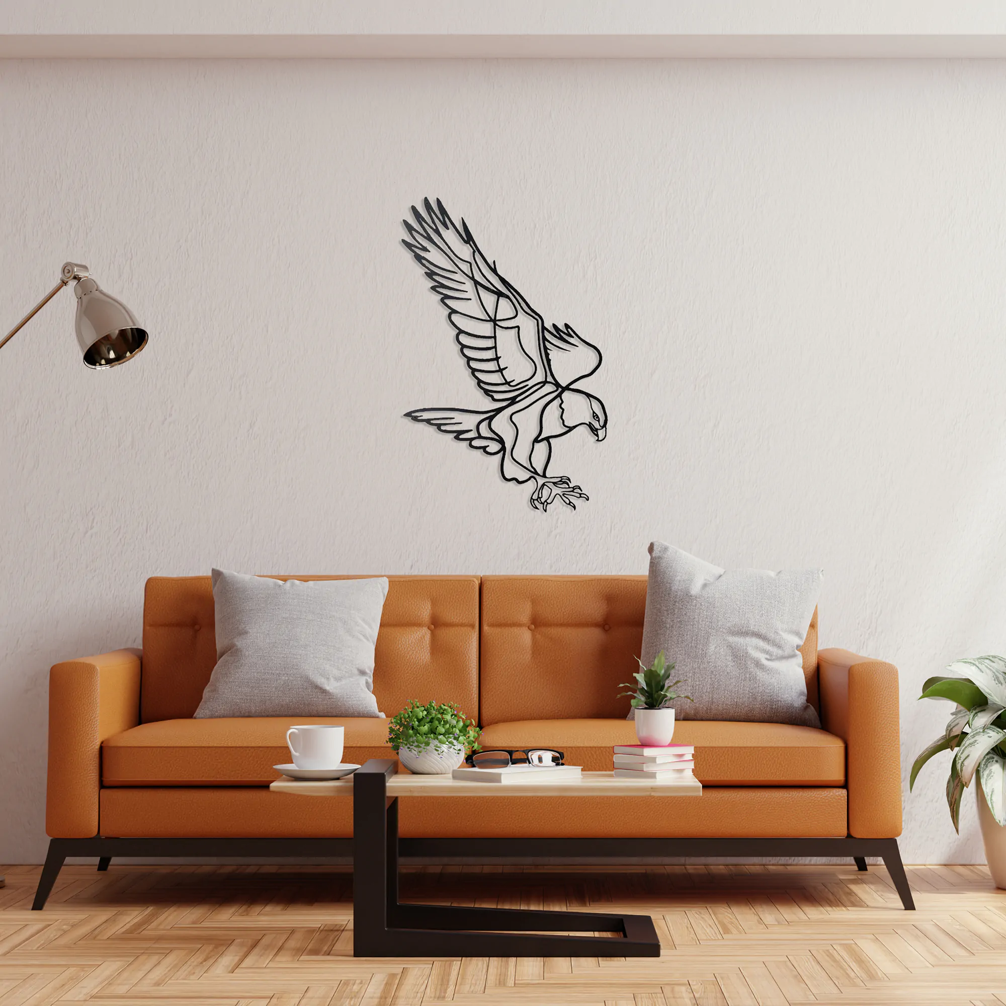 Flying Eagle Metal Wall Art