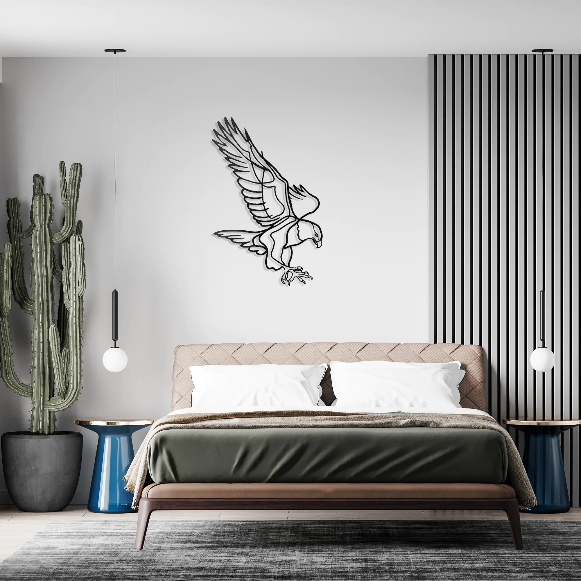 Flying Eagle Metal Wall Art