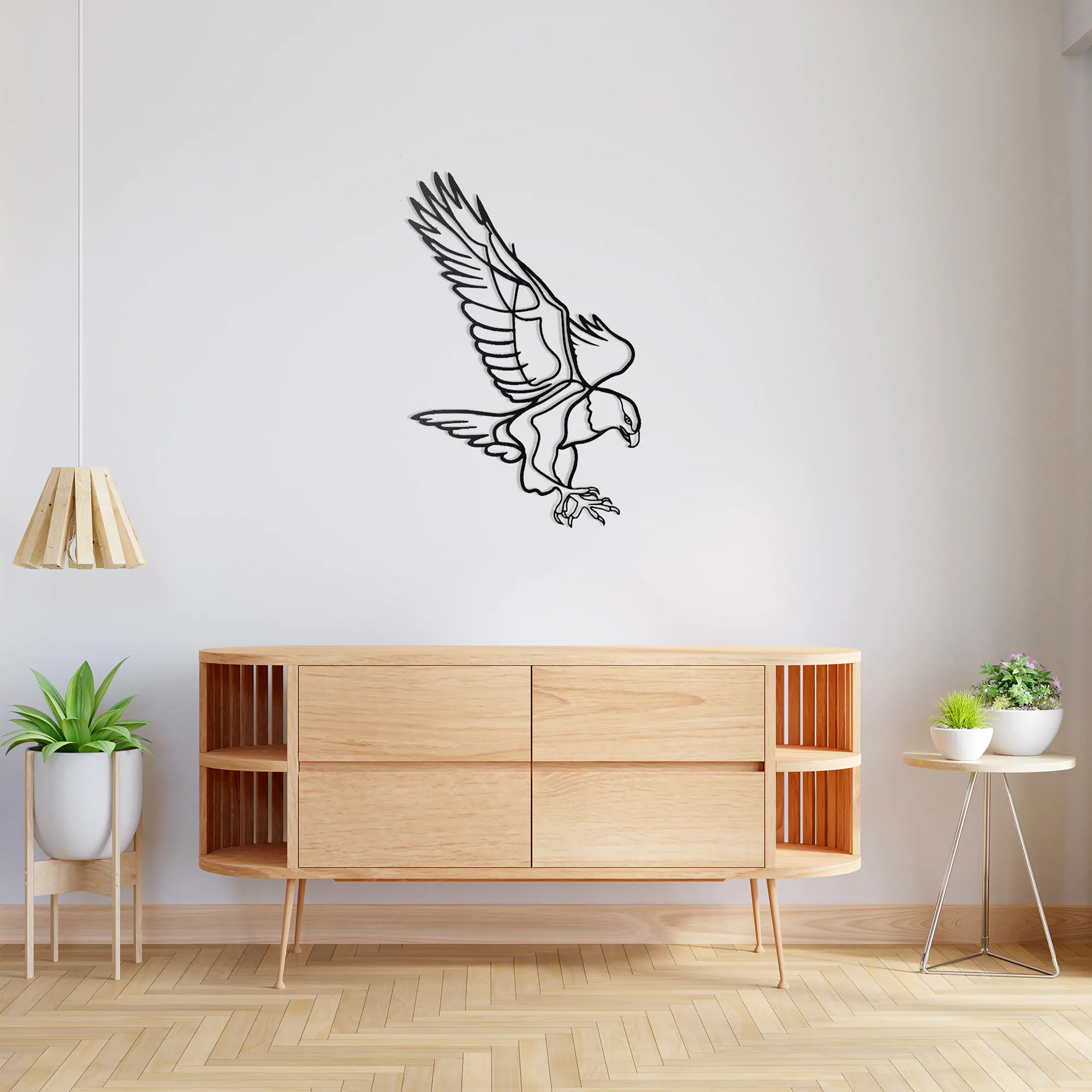 Flying Eagle Metal Wall Art
