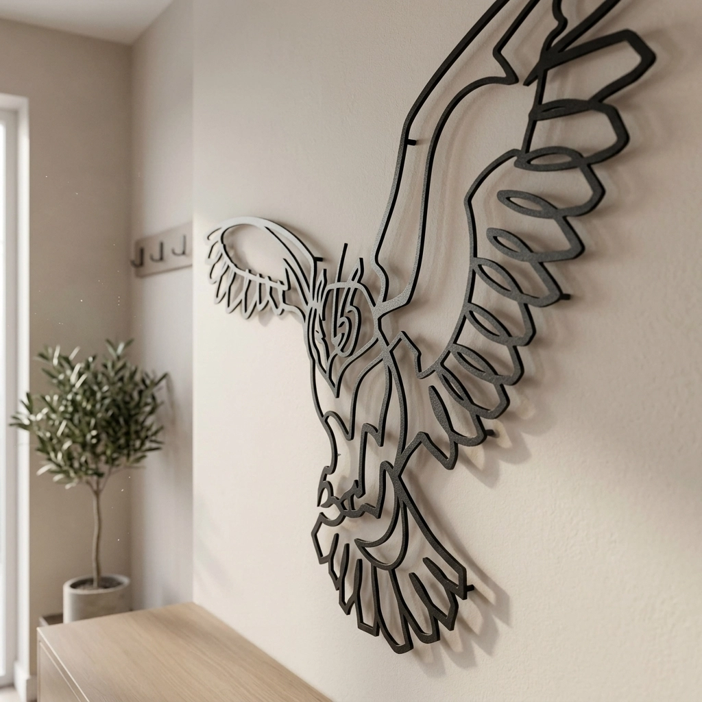 Owl Metal Wall Art