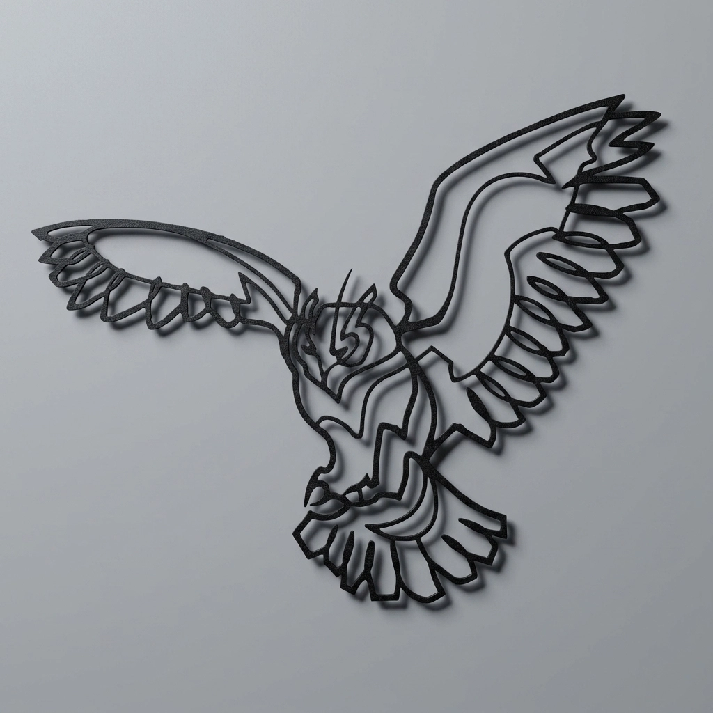 Owl Metal Wall Art
