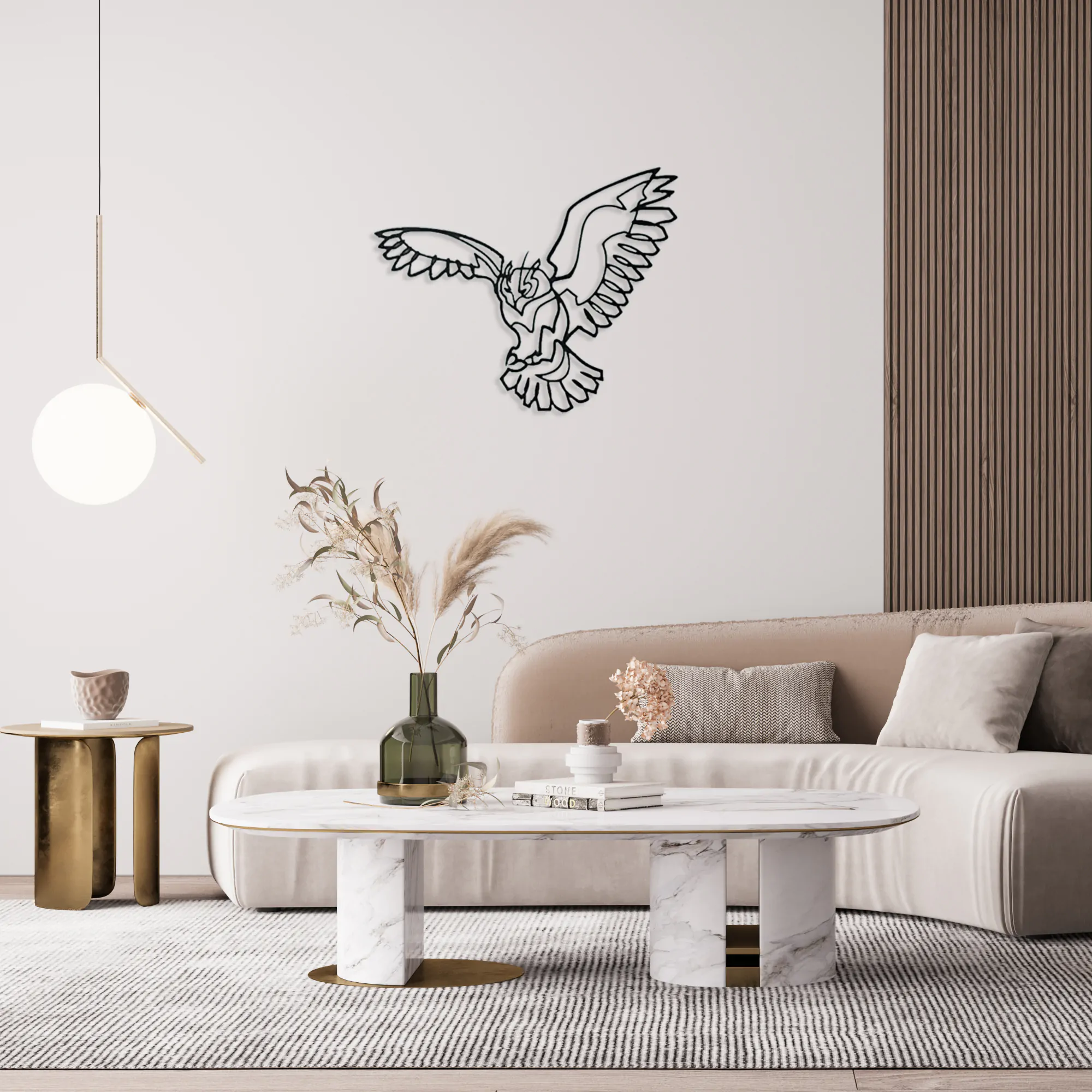 Owl Metal Wall Art