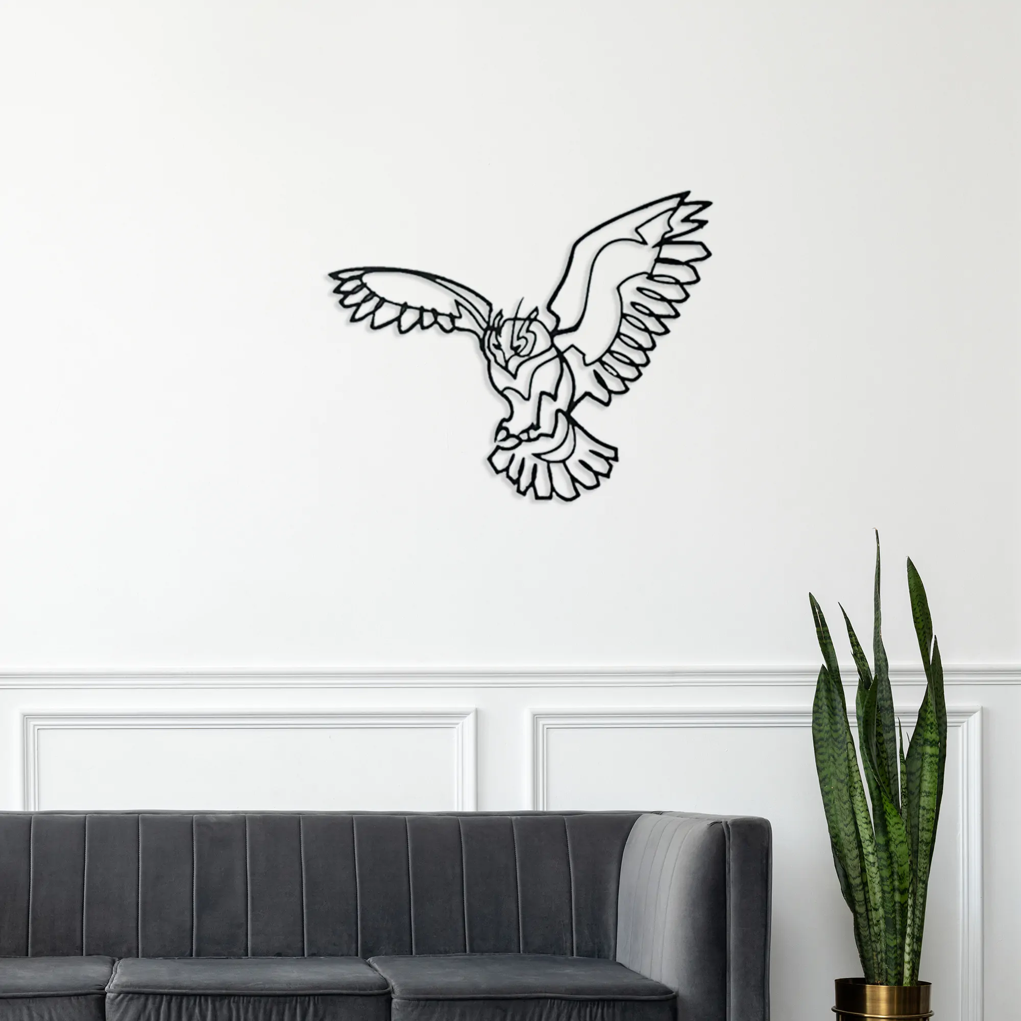 Owl Metal Wall Art
