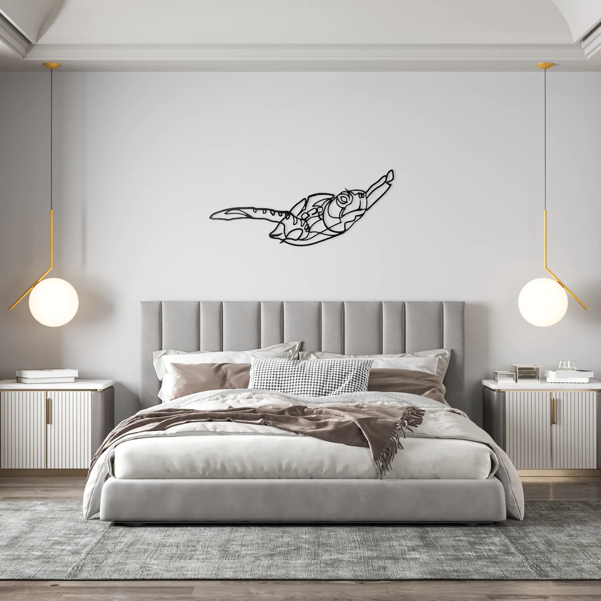 Caretta Caretta Metal Wall Art