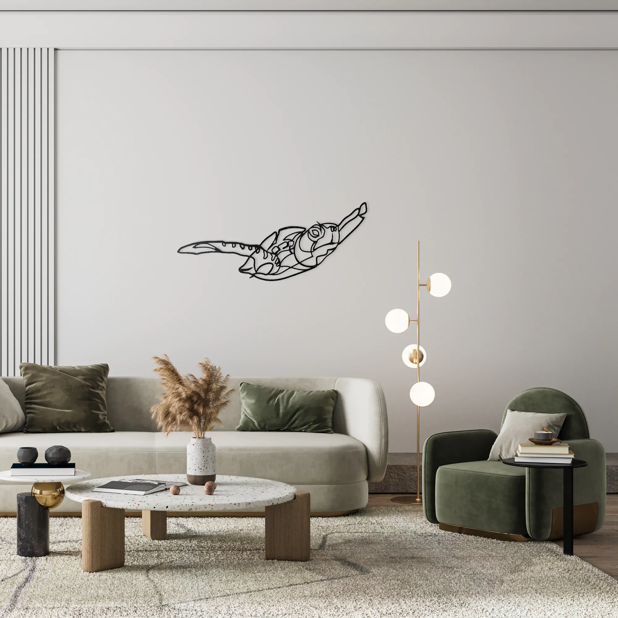 Caretta Caretta Metal Wall Art