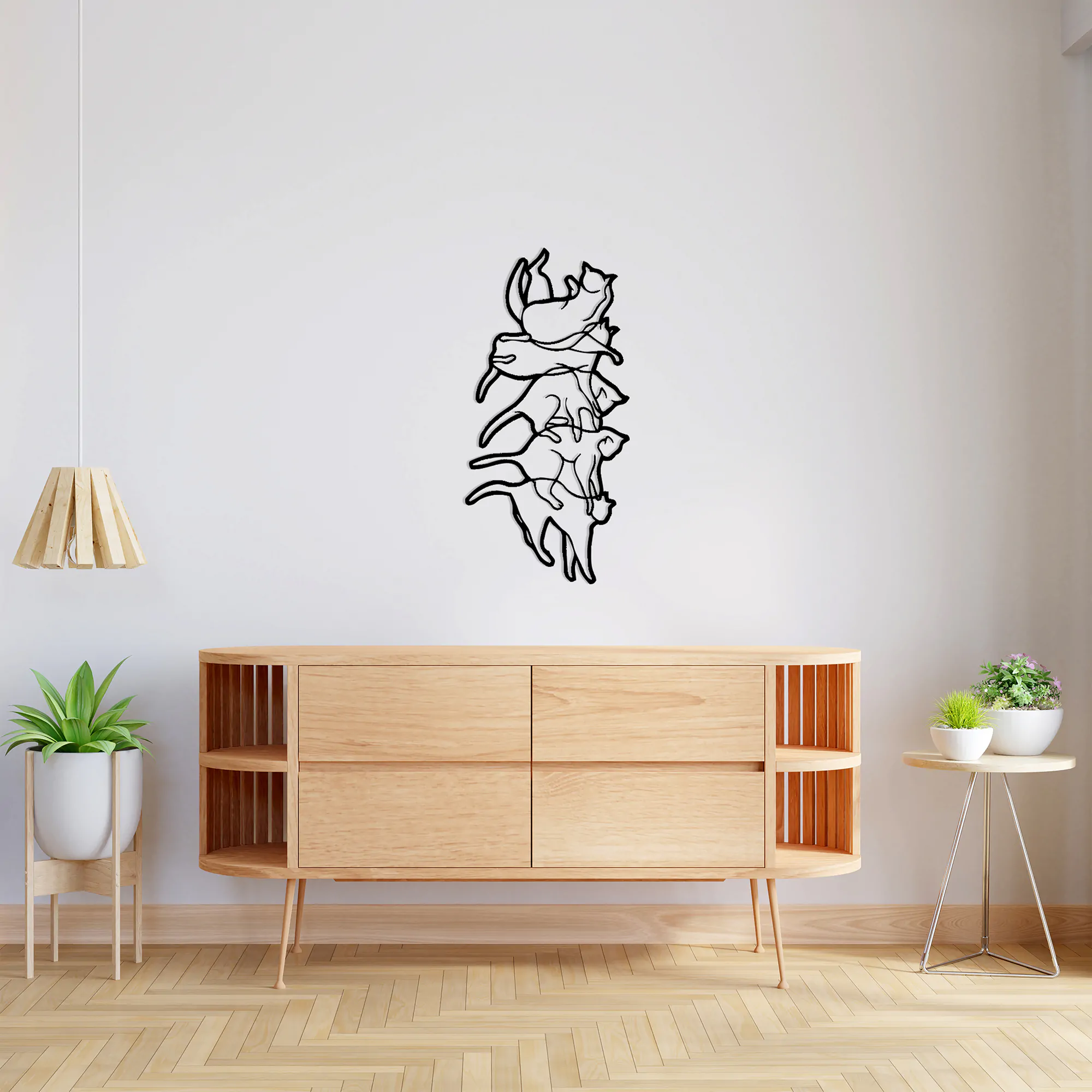 Cats Metal Wall Art