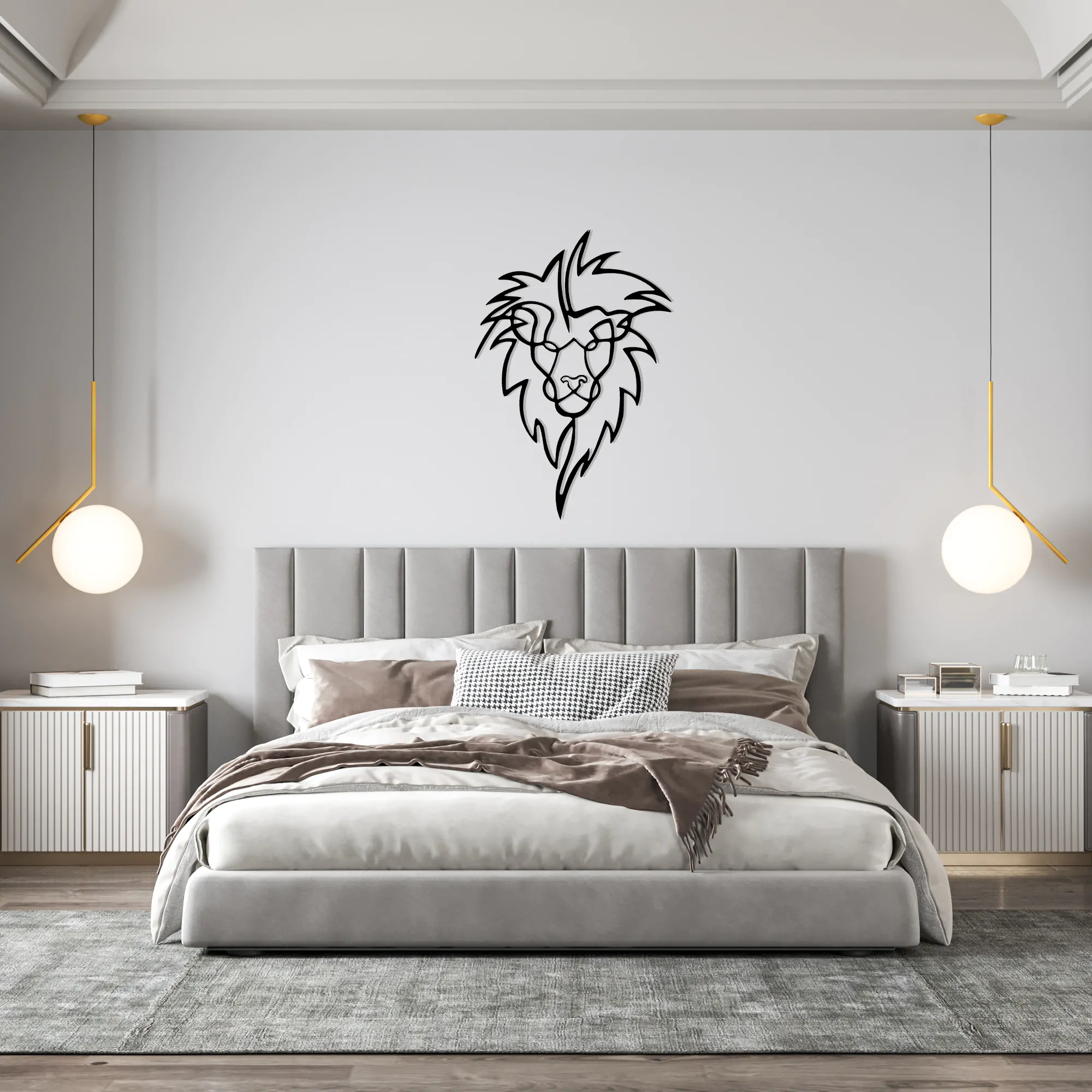 Lion Metal Wall Art 2026