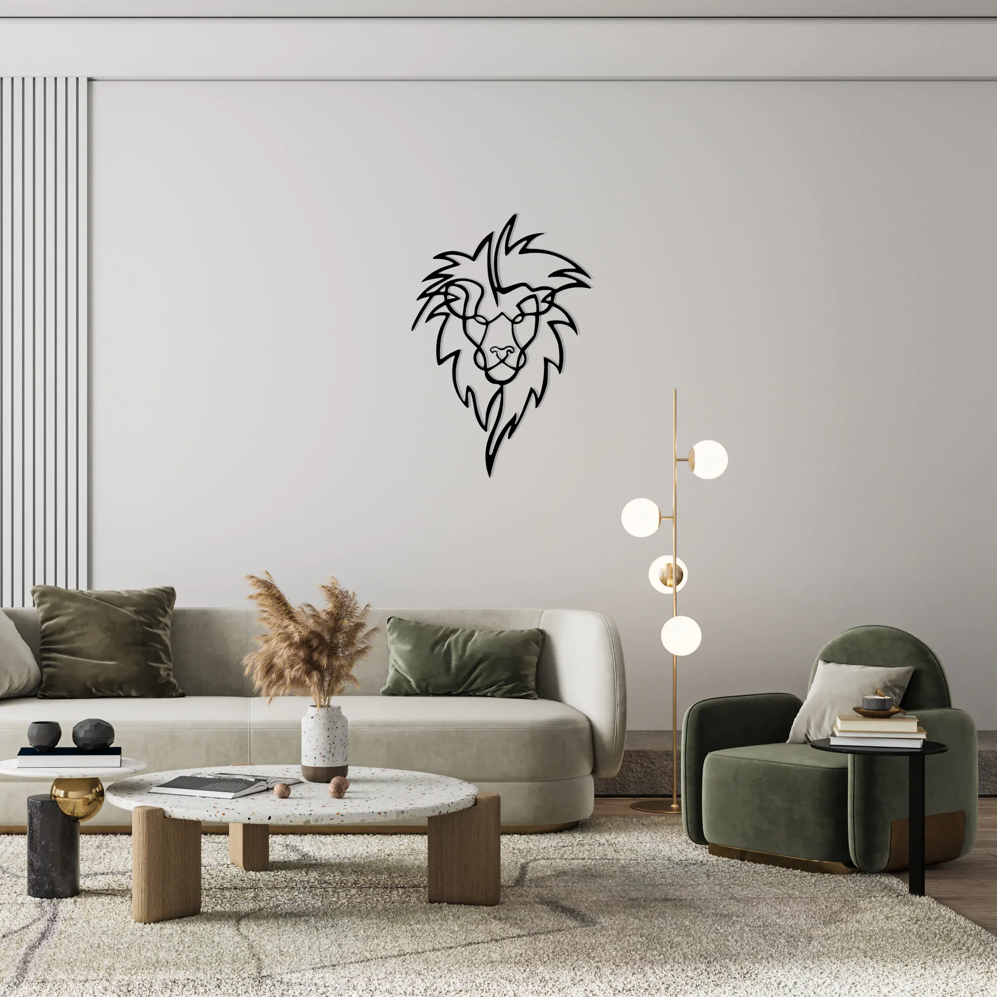 Lion Metal Wall Art 2026