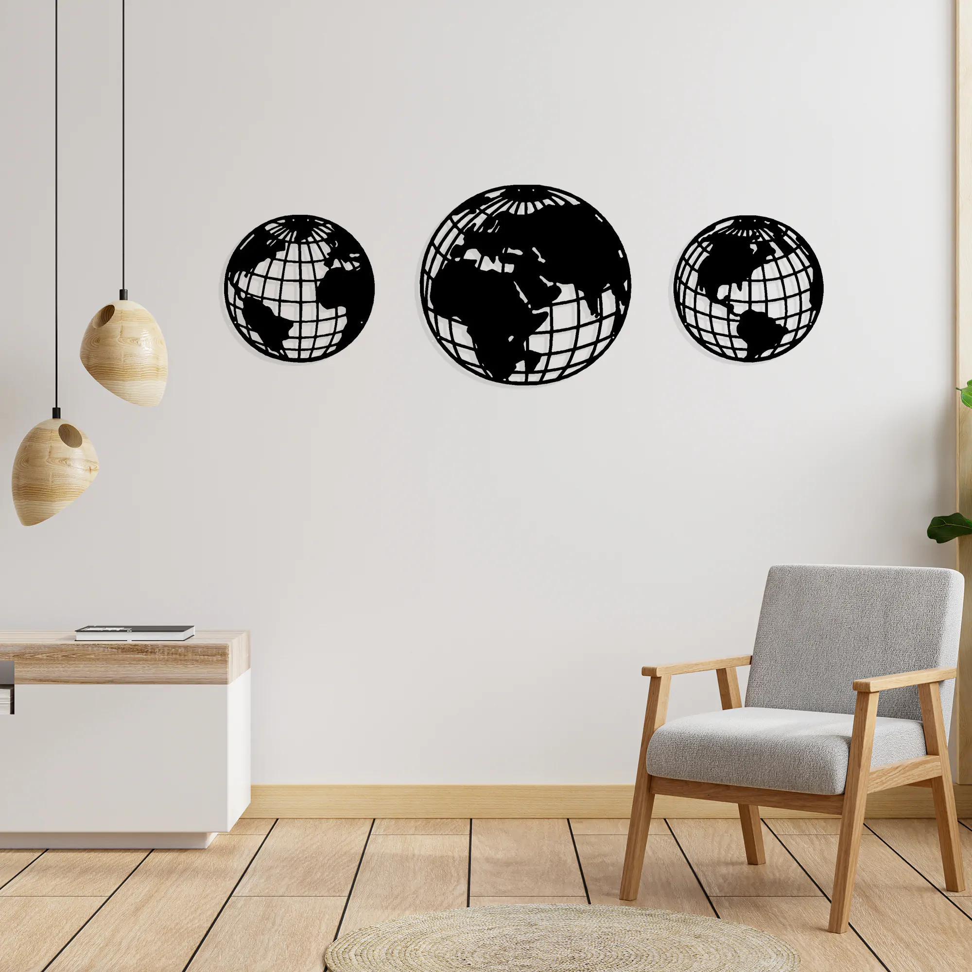 Küre Set Dünya Haritası