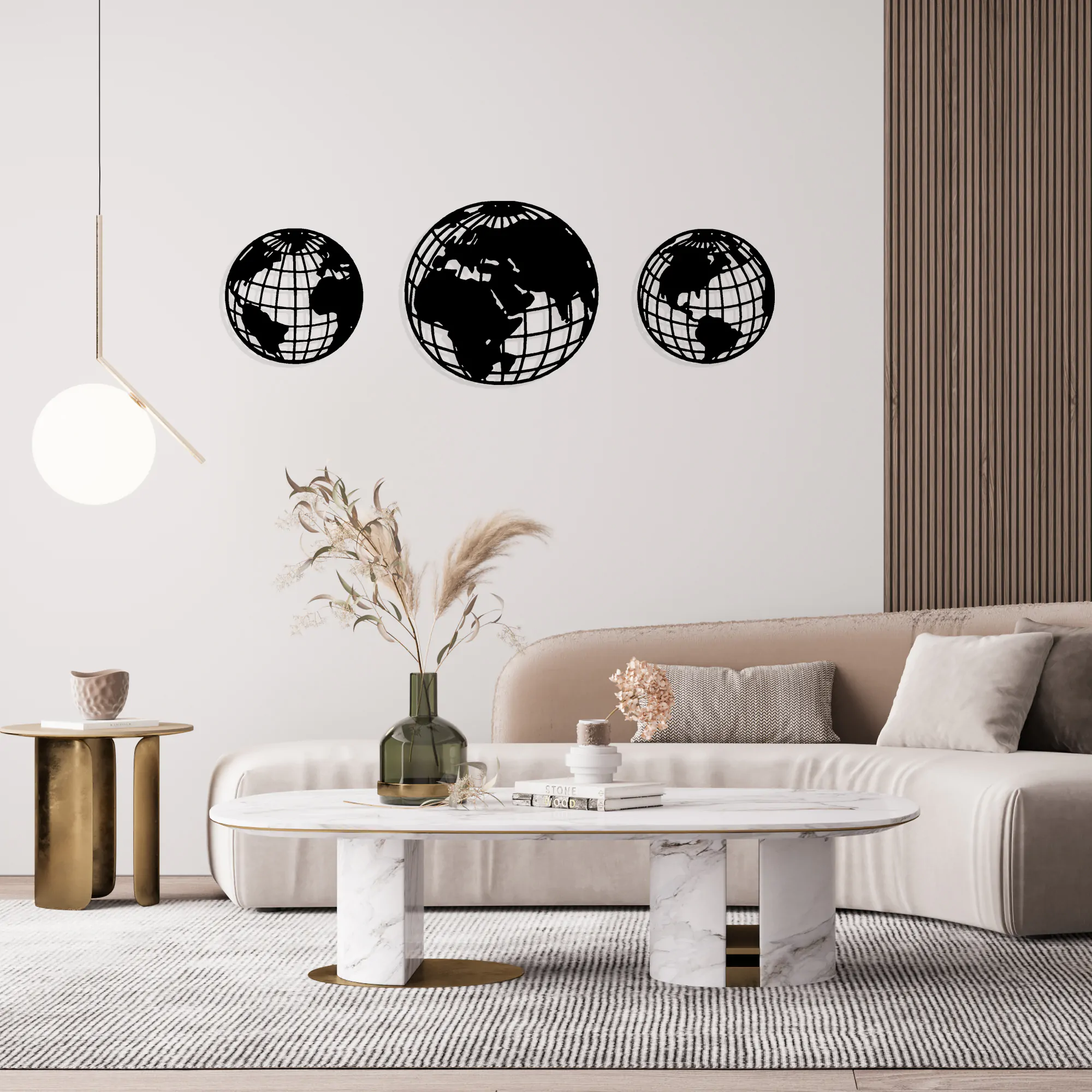 Globe Set World Map