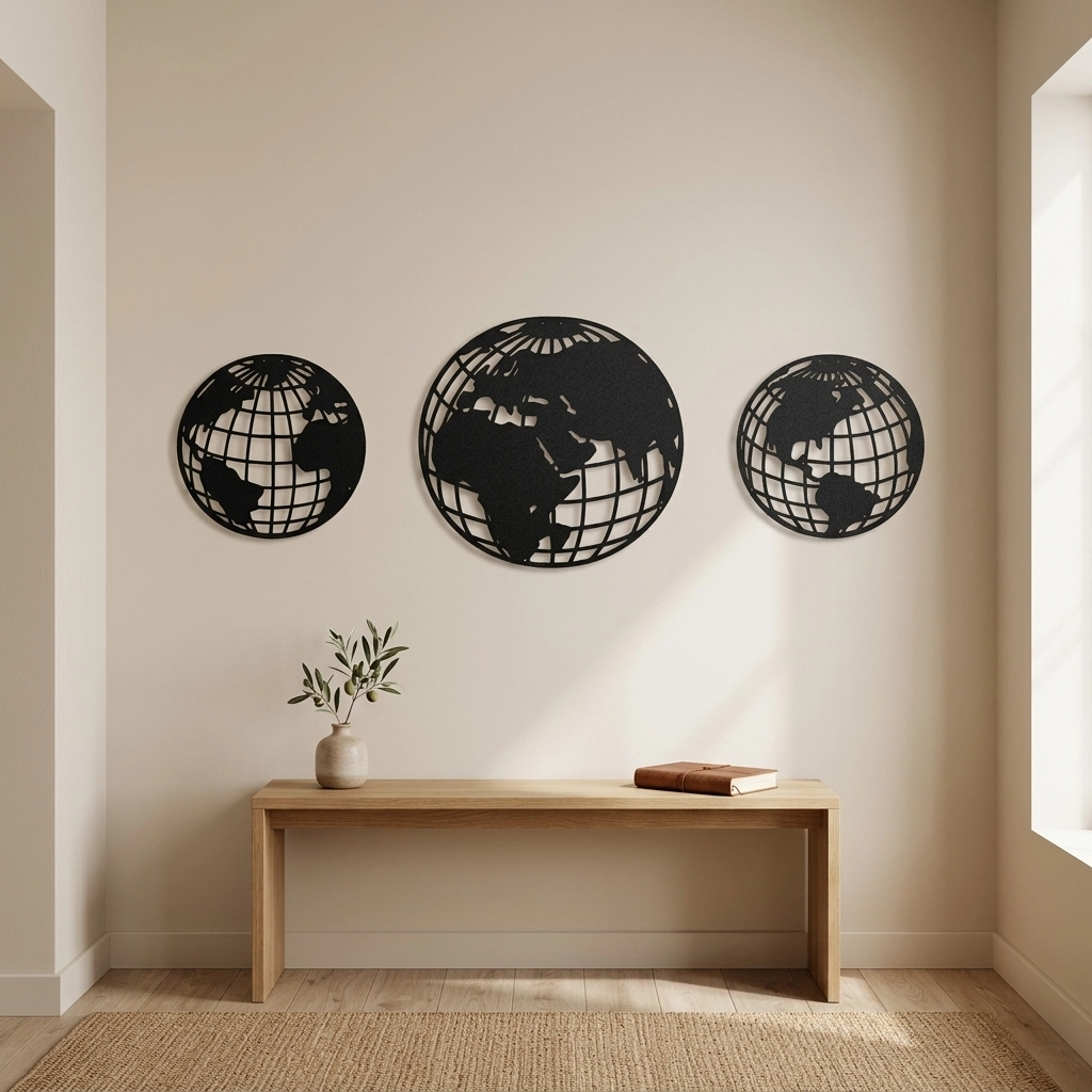 Globe Set World Map