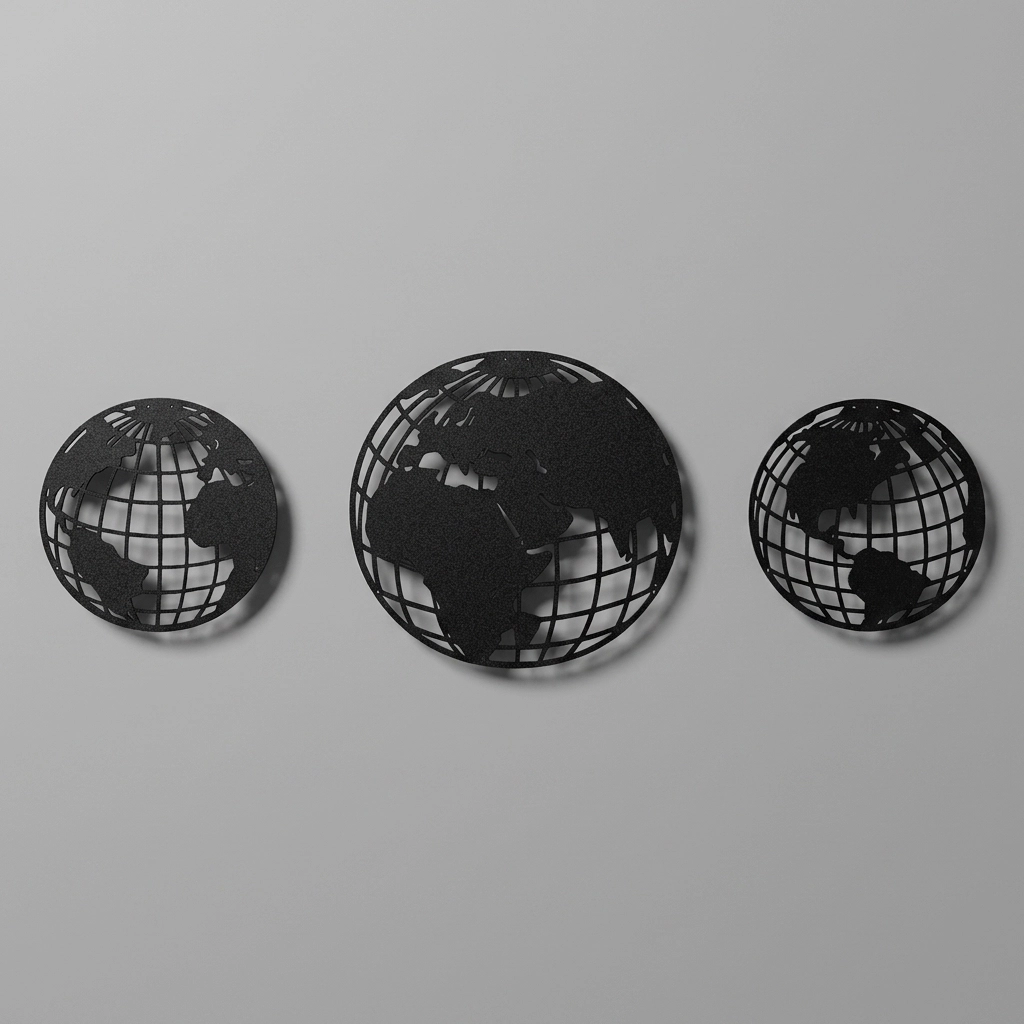 Globe Set World Map
