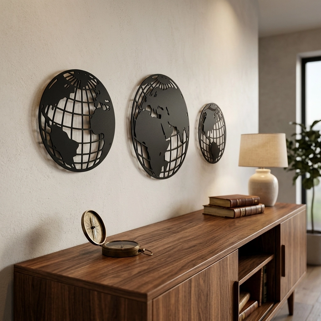 Globe Set World Map