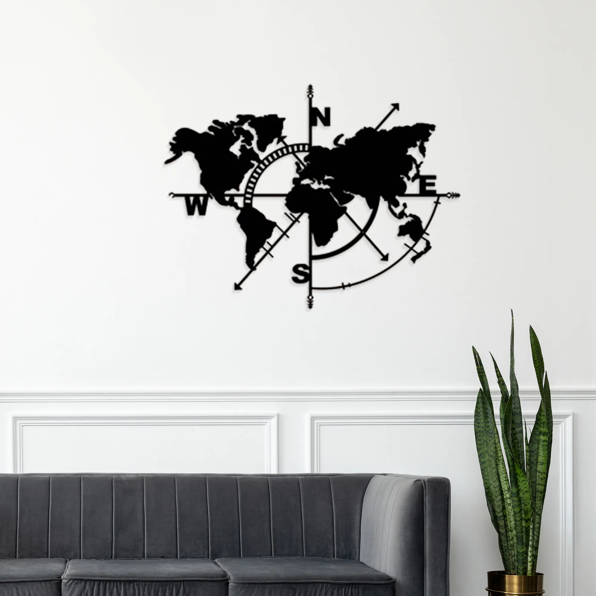 The Dark Side of the Earth Metal Wall Art