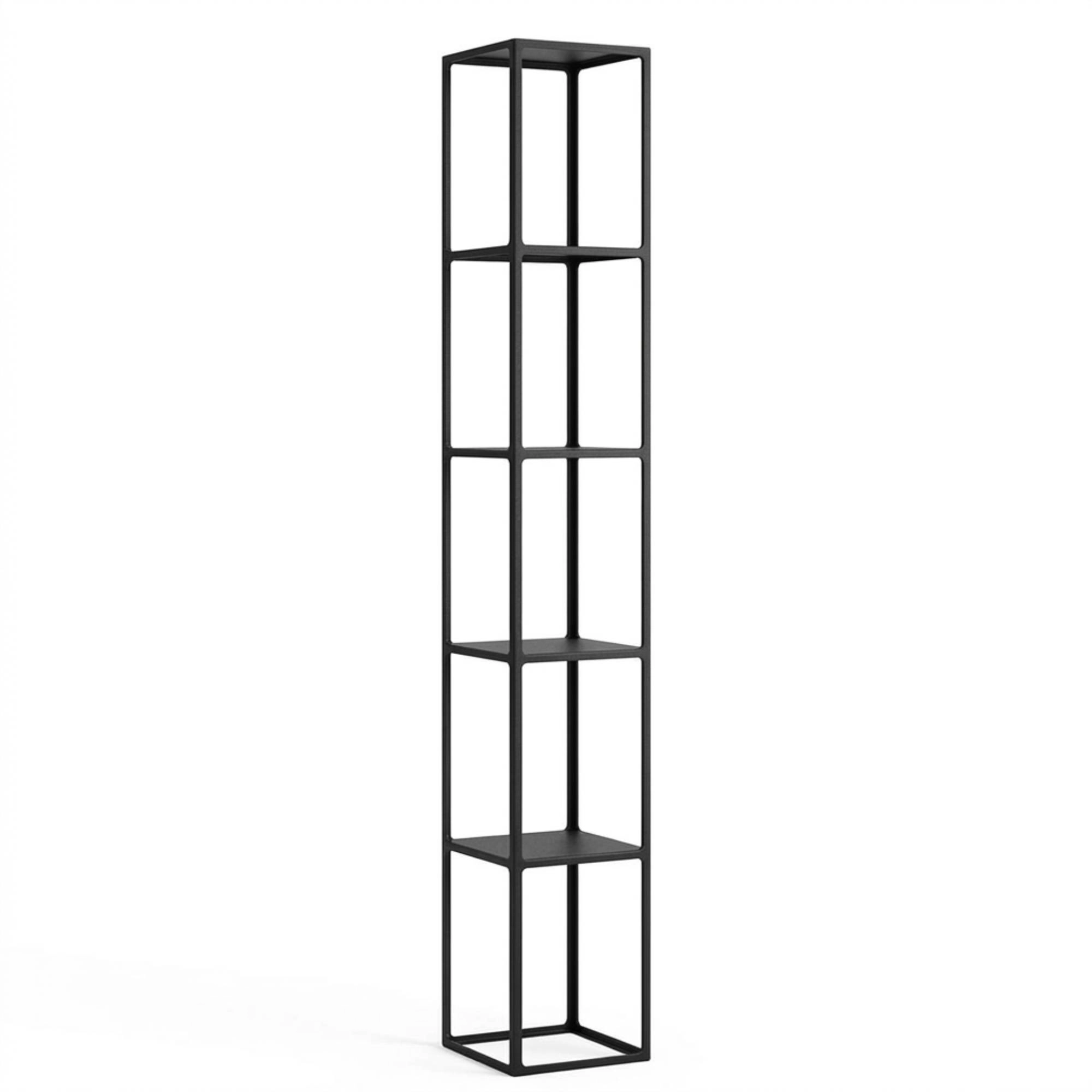 Metal Kitaplık Köşe Raf Minimalist