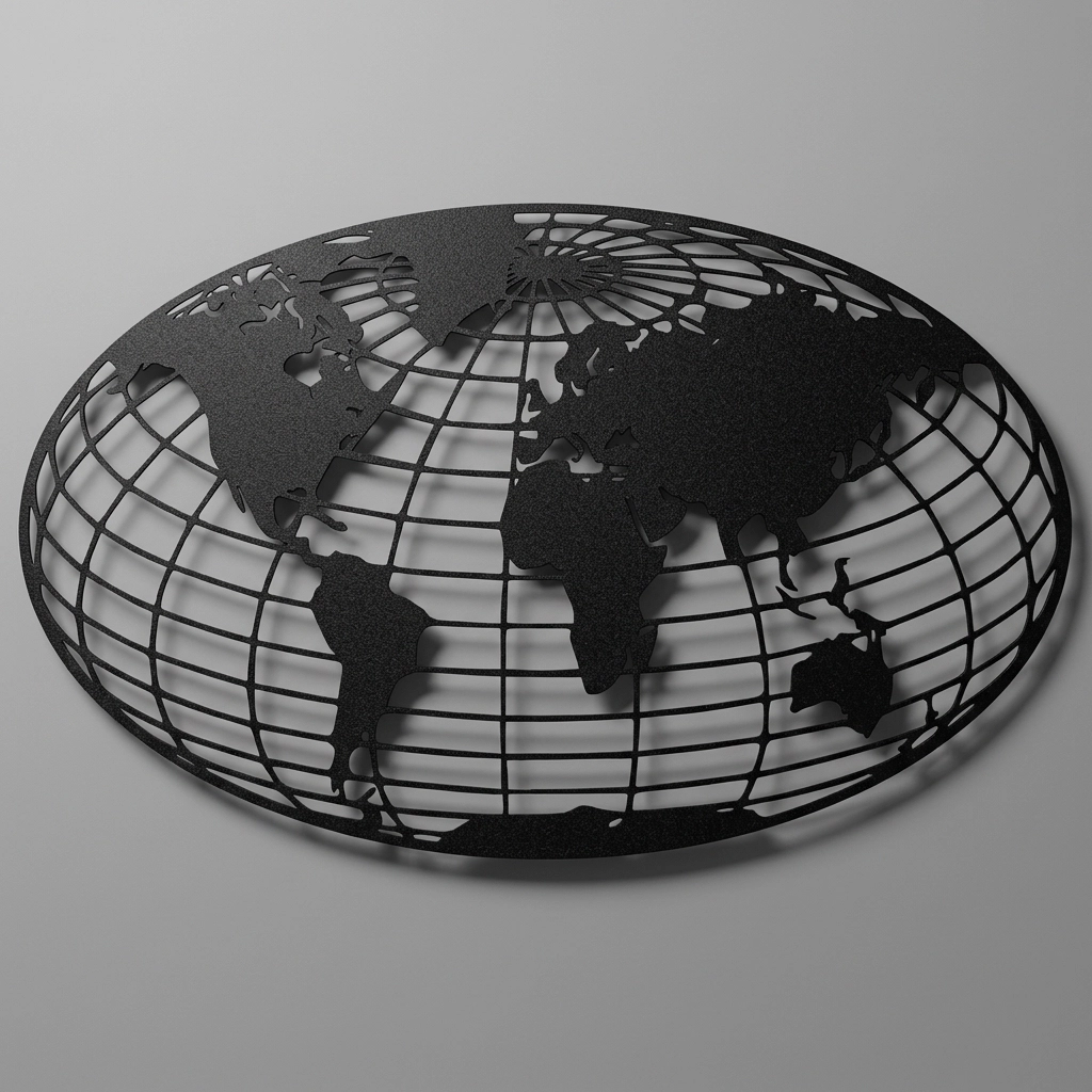 Meridian World Map