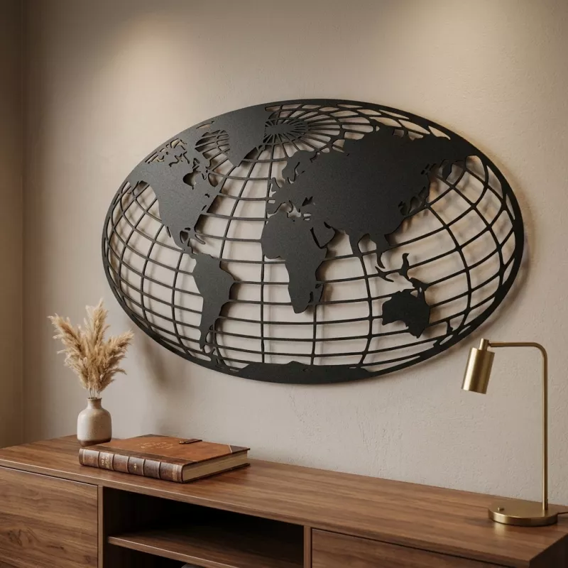 Meridian World Map